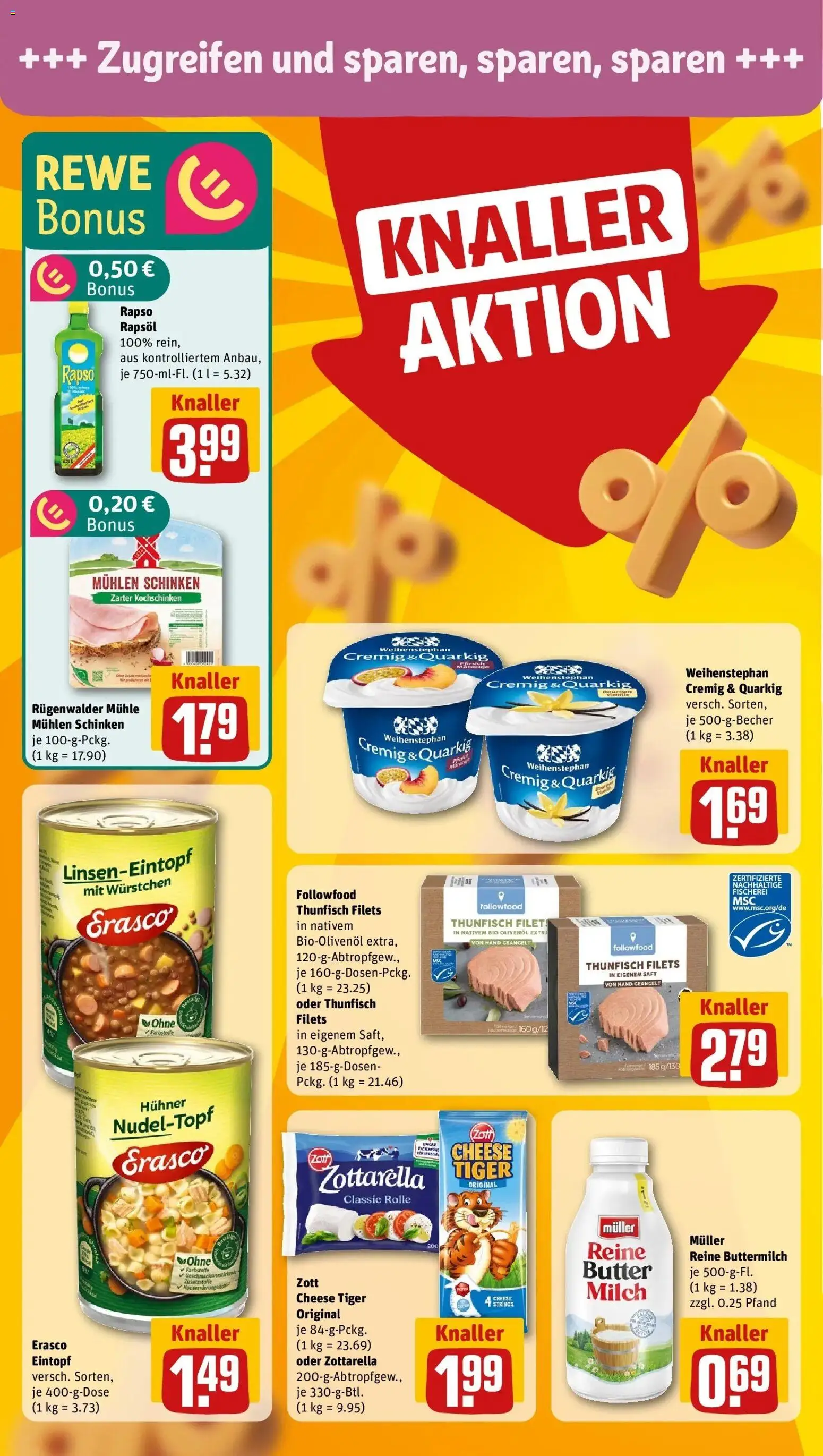 Rewe Prospekt Wiehl	 – gültig ab 15.03.2026 | Seite: 6 | Produkte: Butter, Olivenol, Erasco, Rapso rapsol