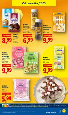 Pogląd oferty "BELBAKE Ciasteczka dekoracyjne, 50 g, 55 g różne rodzaje, 100 g = 13,98/12,71" - ważna od 12.03.2026 | Strona: 67 | Produkty: Czekolady, Ciasteczka
