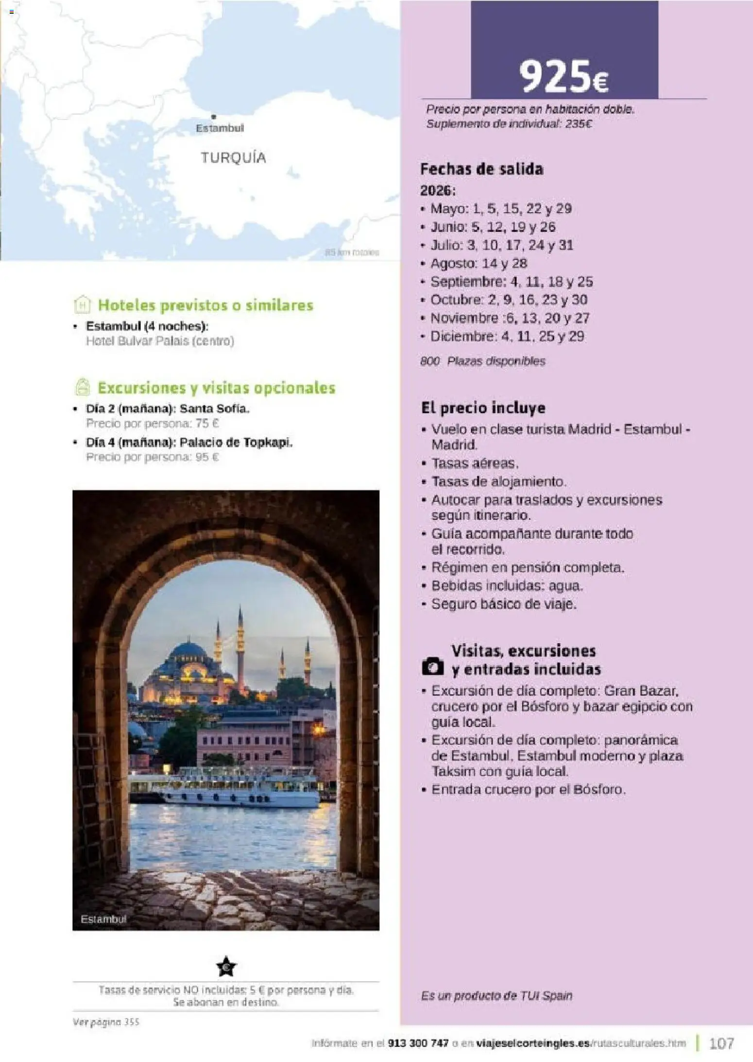 Viajes El Corte Inglés Rutas Culturales de la Comunidad de Madrid │ válido desde el 01.04.2026 | Página: 107