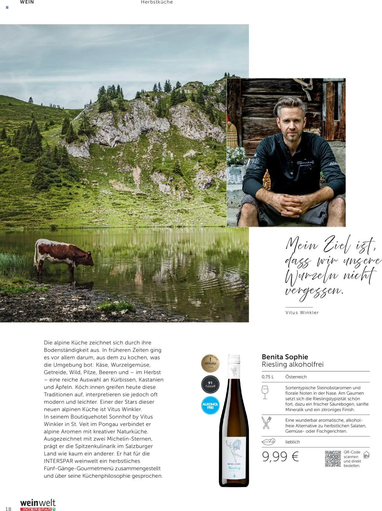 Interspar Weinwelt Magazin Ausgabe Herbst gültig ab 10.09.2025 | Seite: 18 | Produkte: Gemüse