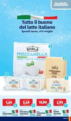 Anteprima del volantino BONLÀ MOZZARELLA MULTIPACK, 4 x 125 g, 100% latte ITALIANO valido a partire dal 29.12.2025 | Pagina: 23
