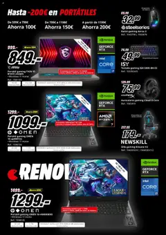 Vista previa Media Markt folleto válido desde el 16.10.2025 | Página: 33 | Productos: Teclado gaming, Teclado, Auriculares, Disco
