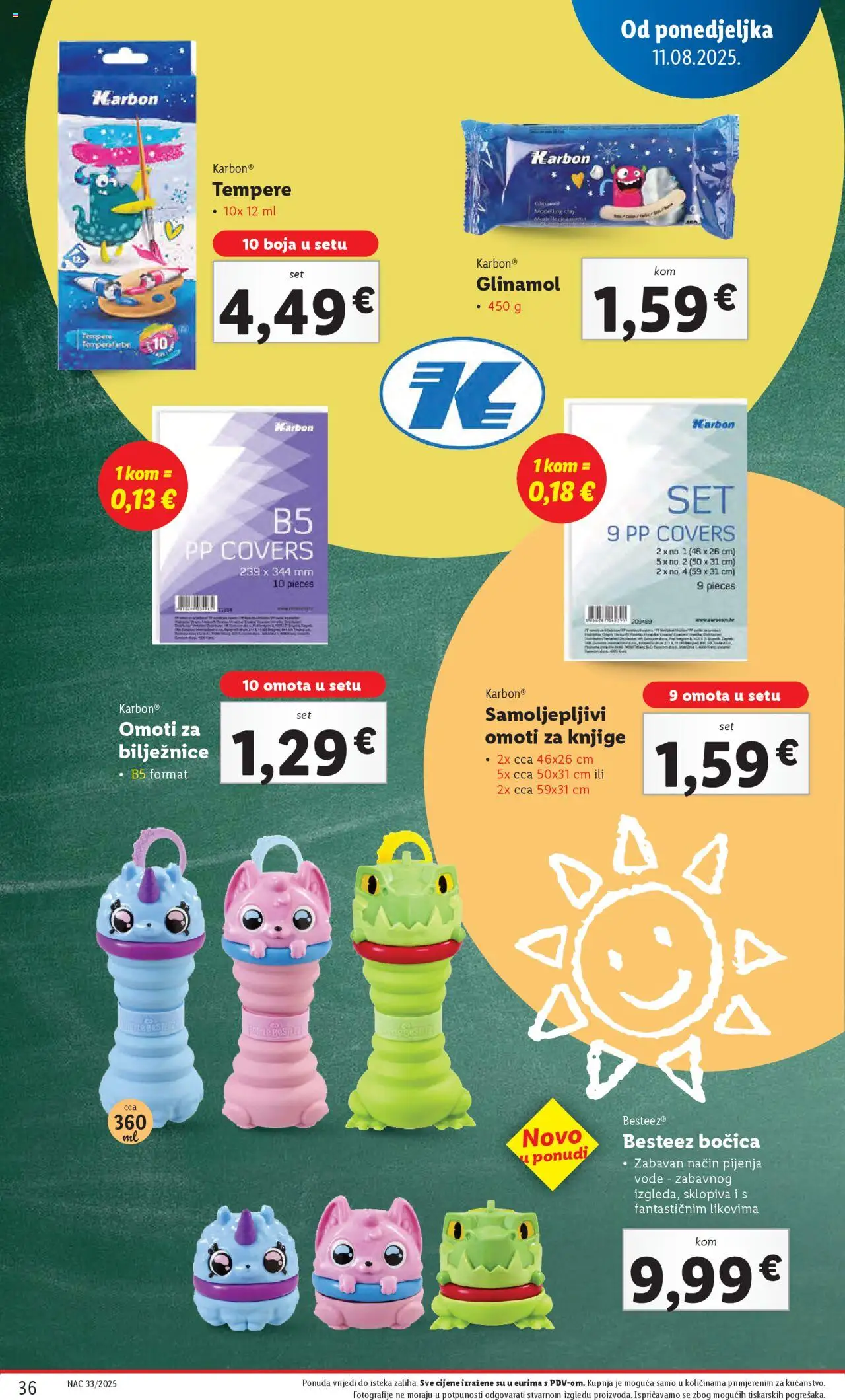 Lidl katalog | vrijedi od 11.08.2025 | Stranica: 36 | Proizvodi: Tempere