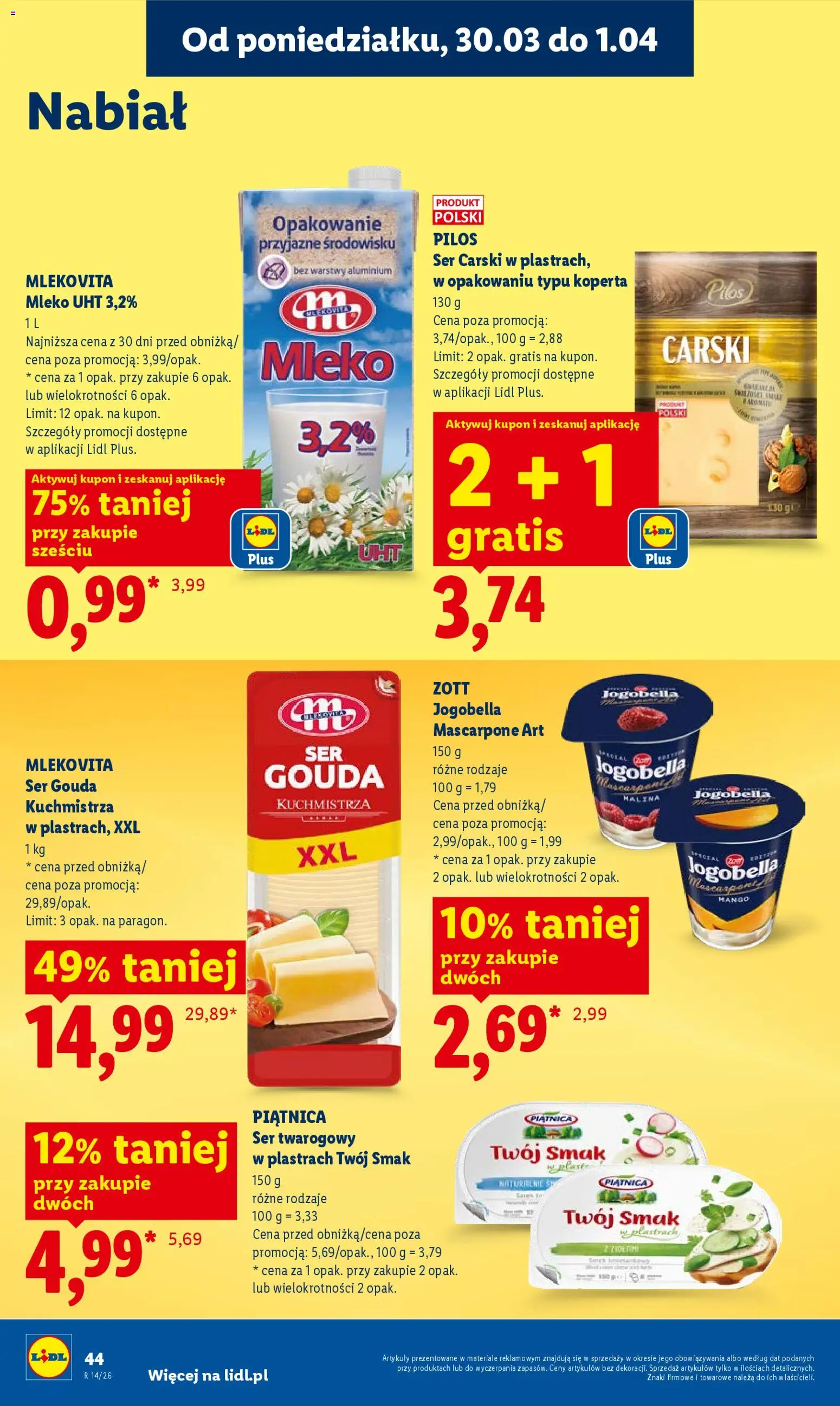 Lidl gazetka od 30.03.2026 | Strona: 44