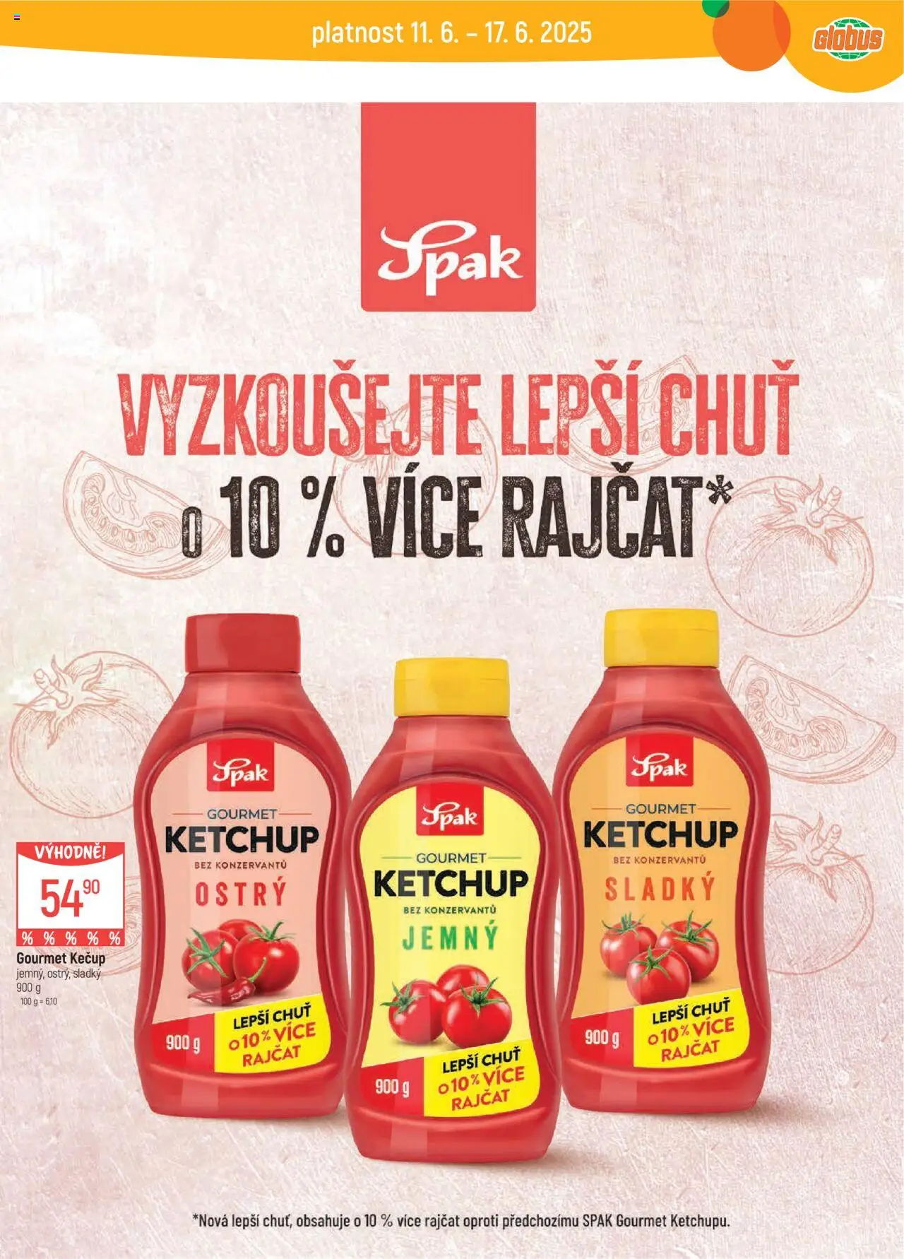 Globus leták - Olomouc od 11.06.2025 | Strana: 30 | Produkty: Gourmet, Globus, Kečup