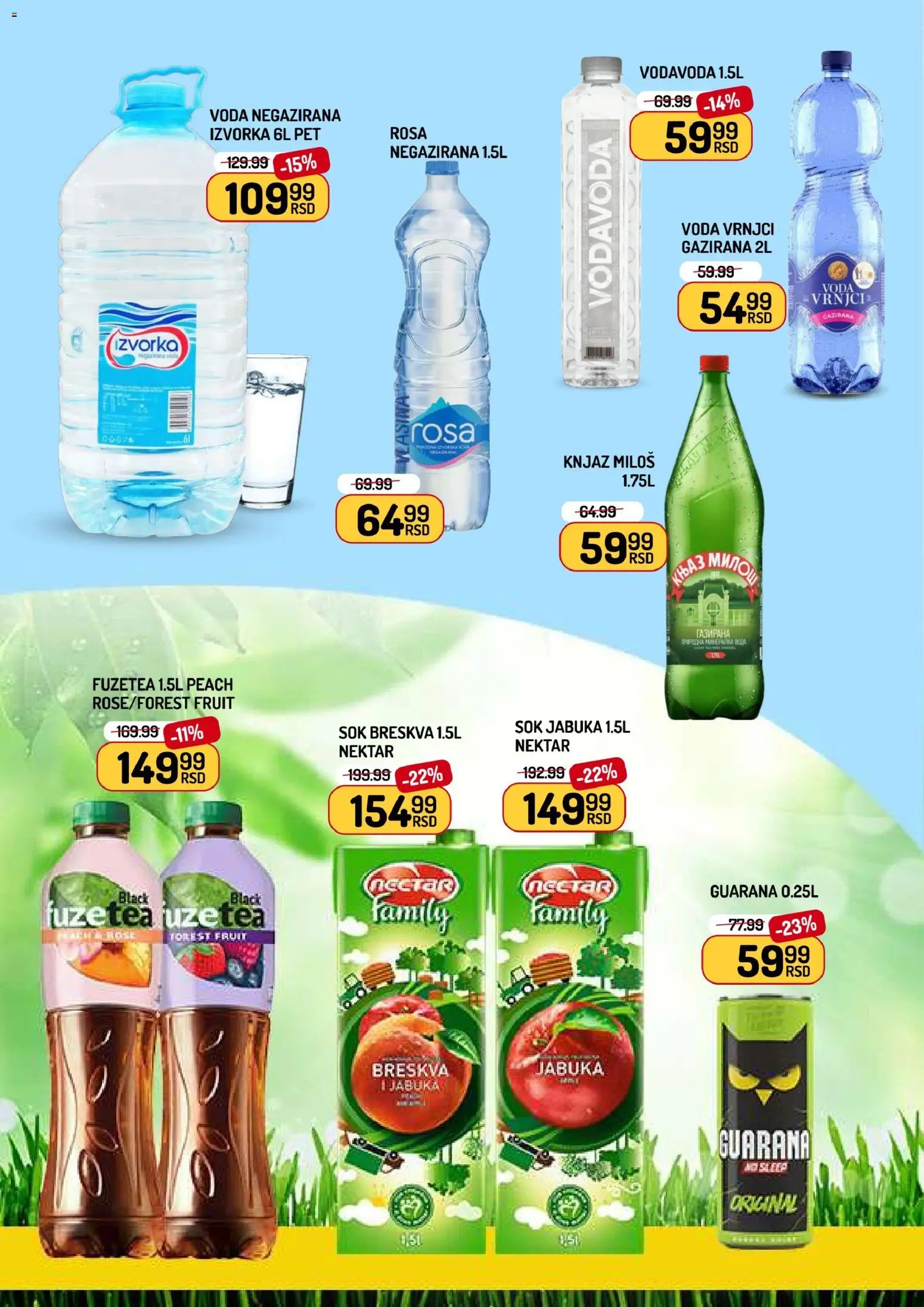 Aman katalog - važi od 02.04.2026 | Strana: 16 | Proizvode: Nektar, Voda, Guarana, Sok