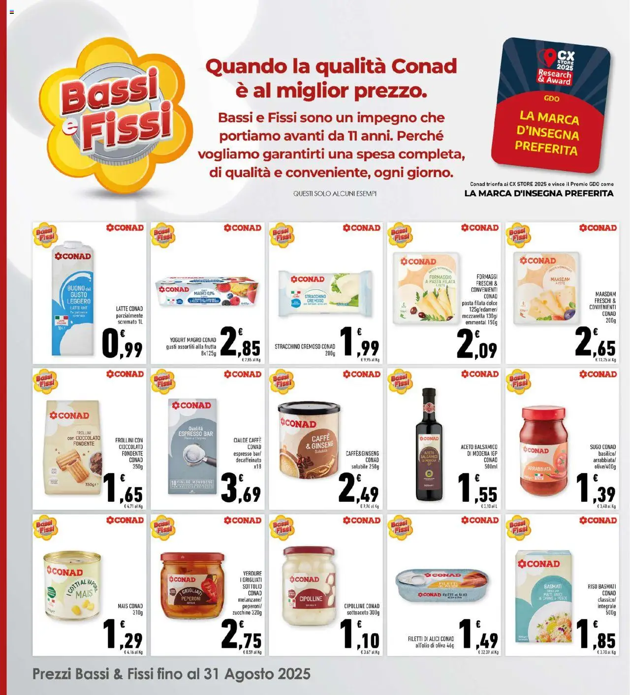 Volantino Conad del 13.08.2025 | Pagina: 22 | Prodotti: Frutta, Stracchino, Alici, Cipolline
