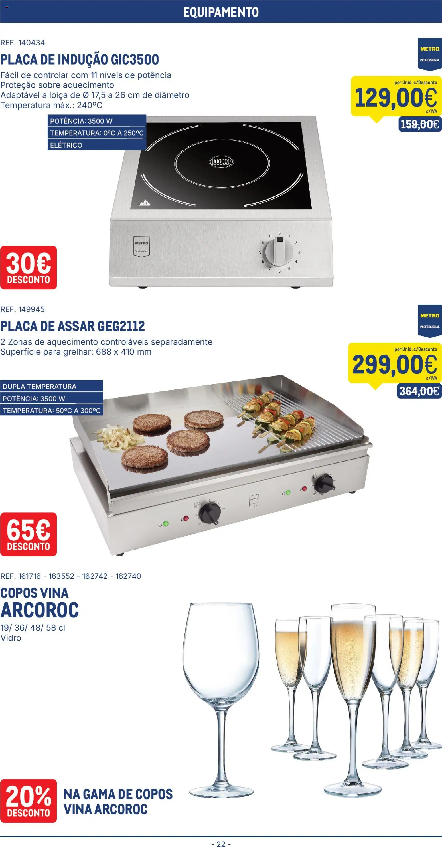 Makro folheto │ válido de 23.12.2025 | Página: 22 | Produtos: Copos