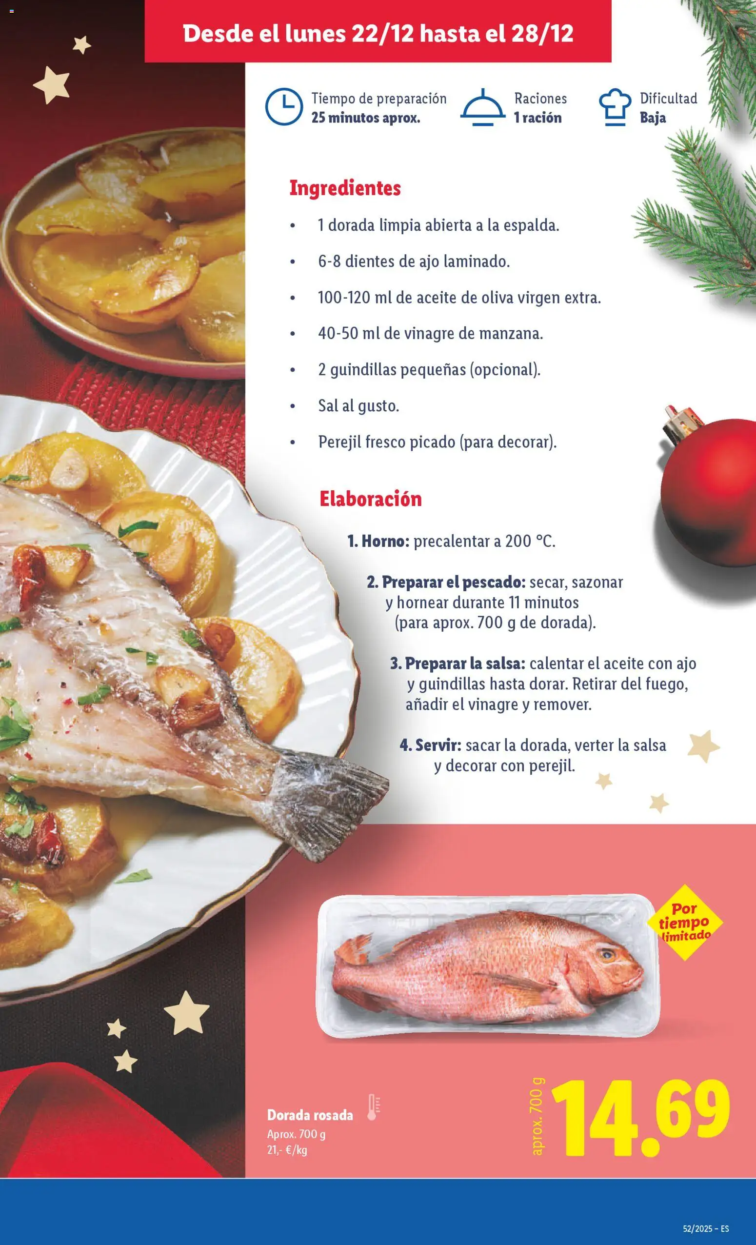 Lidl folleto │ válido desde el 22.12.2025 | Página: 17 | Productos: Aceite, Pescado, Aceite de oliva, Δεξαμενή