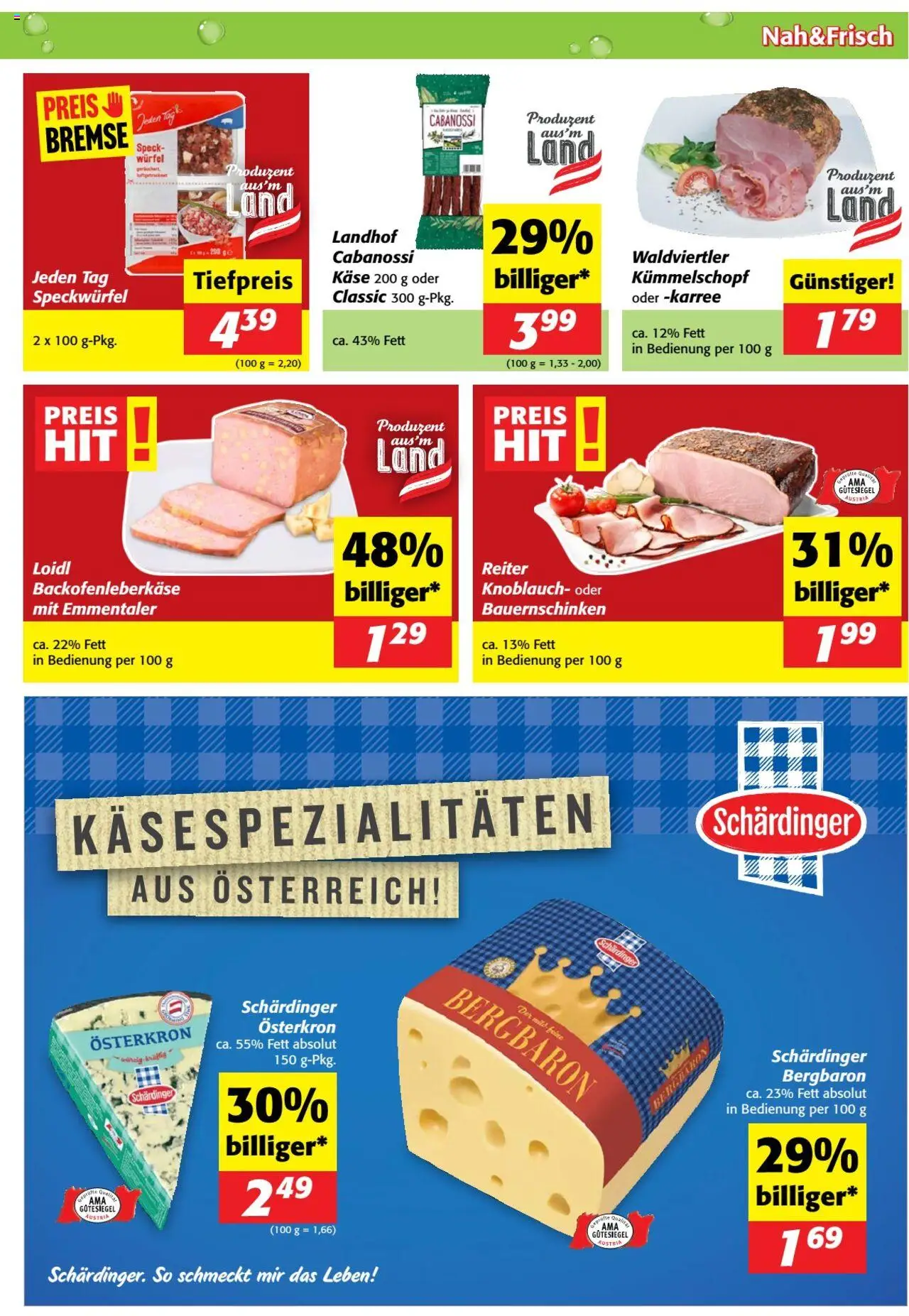 Nah und Frisch Flugblatt gültig ab 22.10.2025 | Seite: 3 | Produkte: Knoblauch, Käse