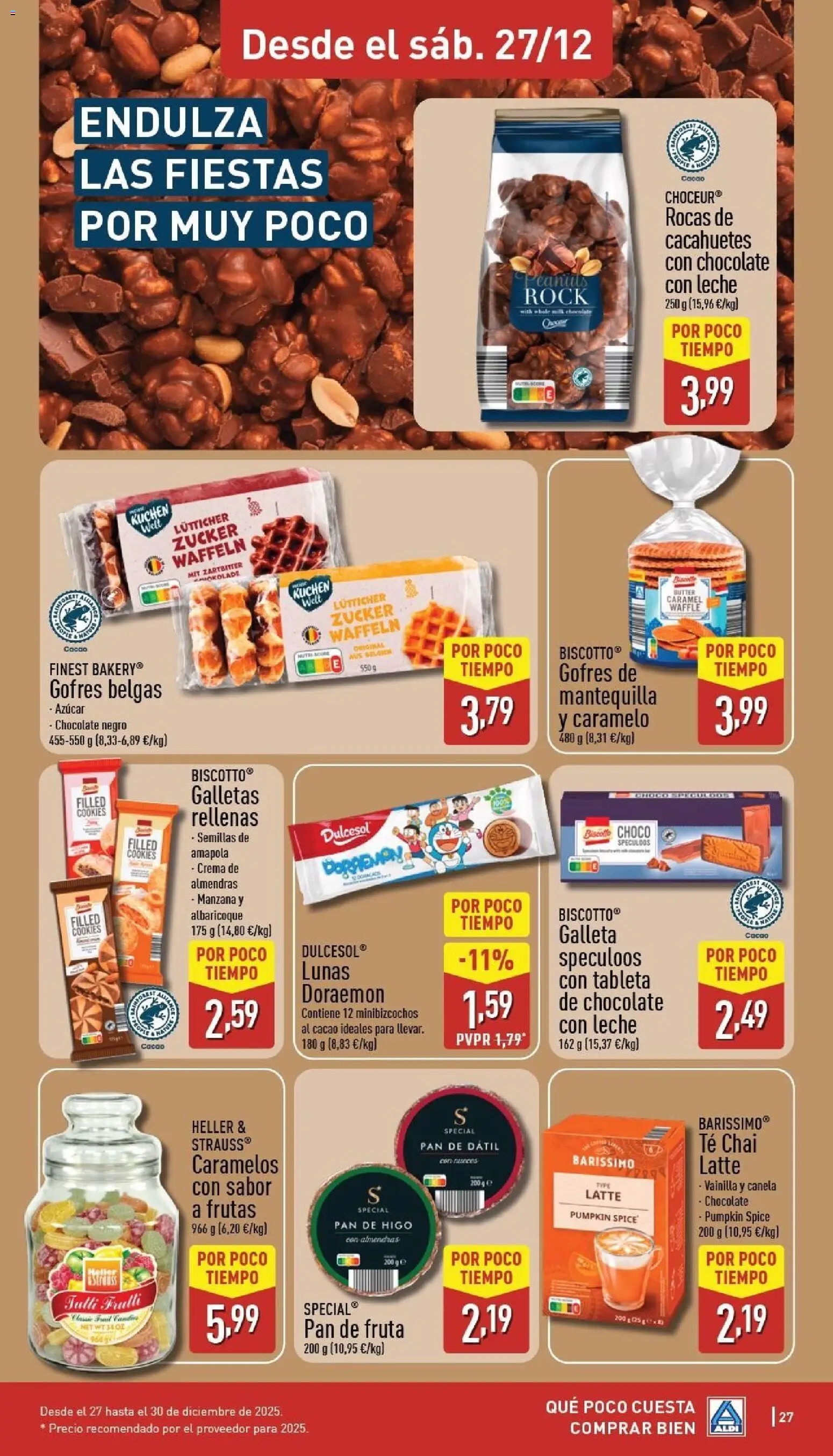 Aldi folleto Baleares │ válido desde el 22.12.2025 | Página: 27 | Productos: Μπρόκολο, Crema, Té, Αποφλοιωτής σκόρδου