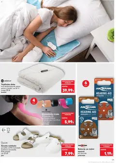 Toplinska deka, sa 6 temperaturnih razina perivo u perilici na 30 °C snaga 110 W komad - Pregled kataloga iz trgovine Kaufland, vrijedi od 14.01.2026 | Stranica: 29 | Proizvodi: Natikače, Baterije, Deka