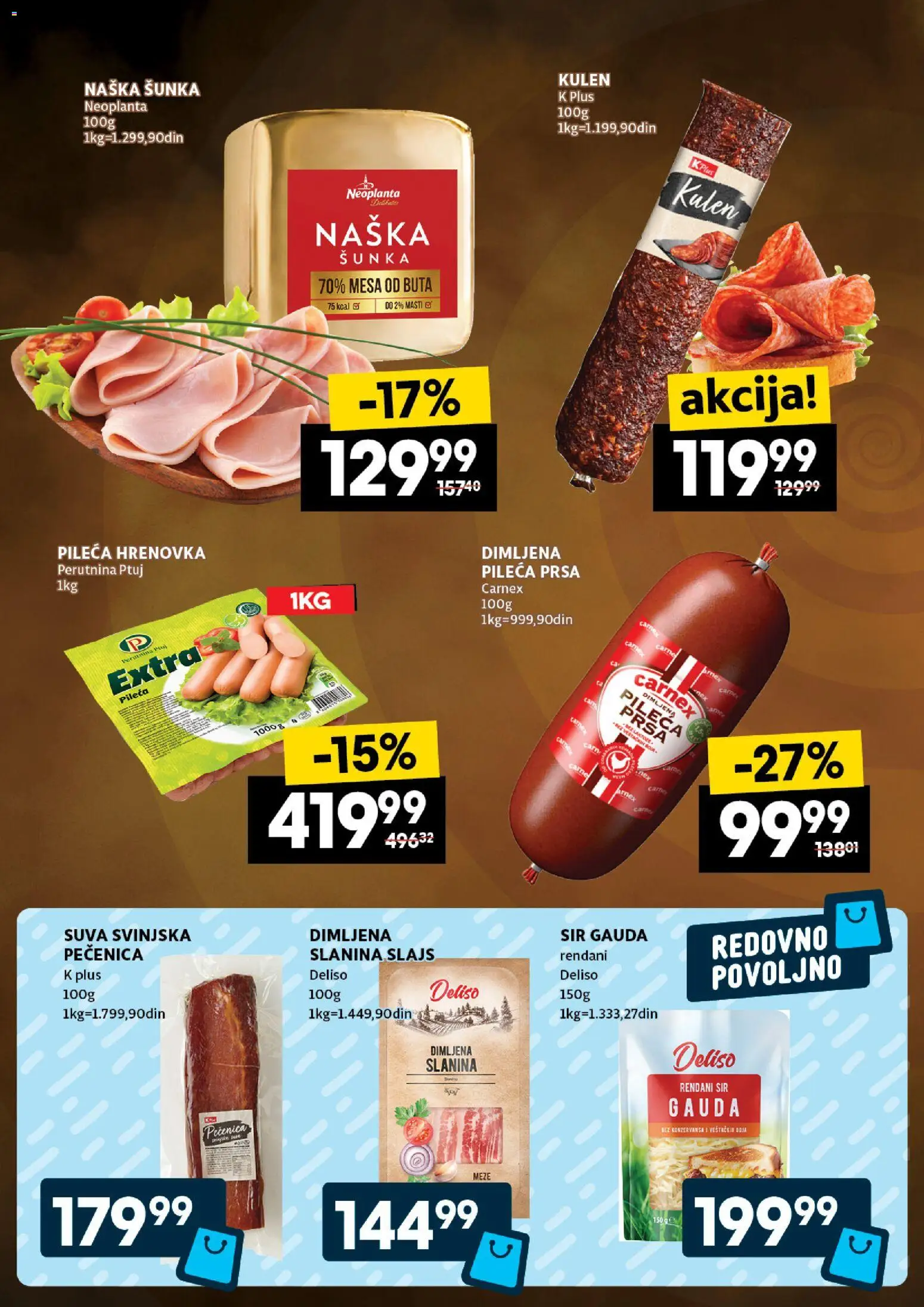 Roda katalog - važi od 06.11.2025 | Strana: 8 | Proizvode: Perutnina Ptuj, Šunka, Slanina, Pečenica