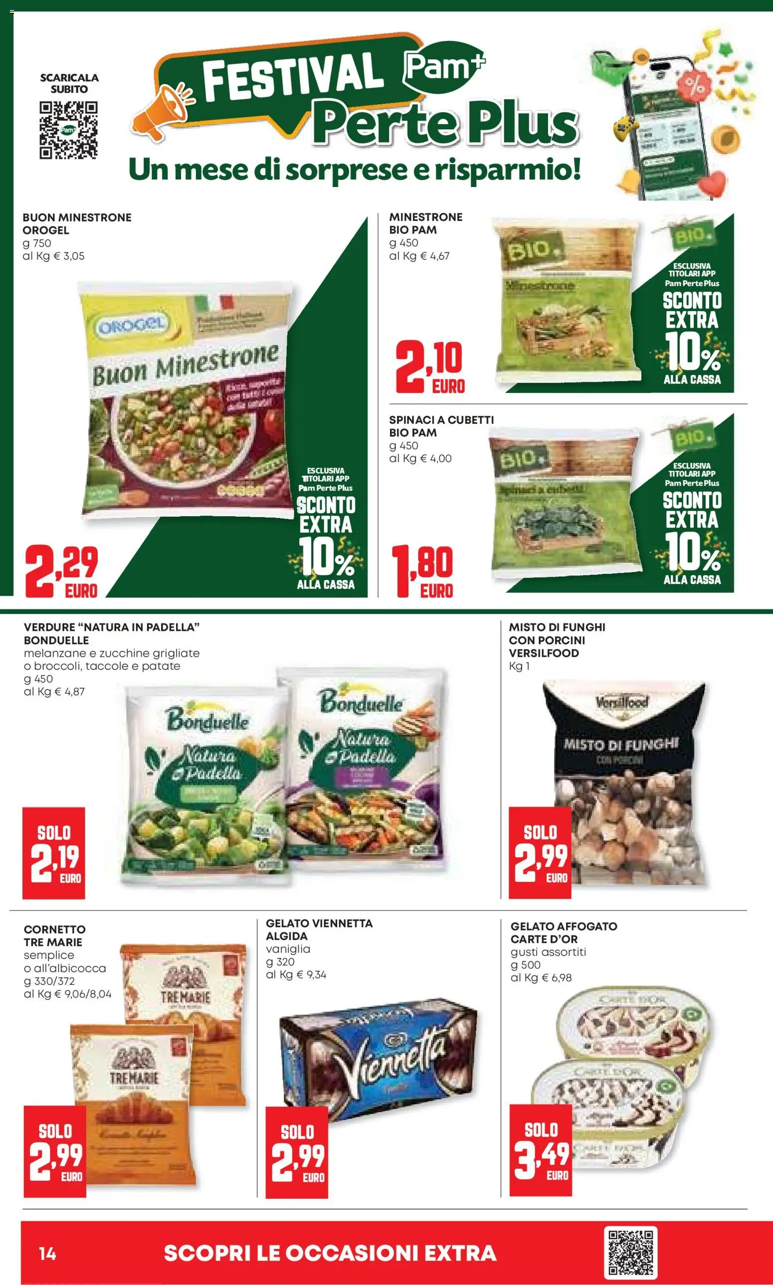 Volantino Panorama del 20.11.2025 | Pagina: 14 | Prodotti: Minestrone, Verdure, Spinaci, Melanzane