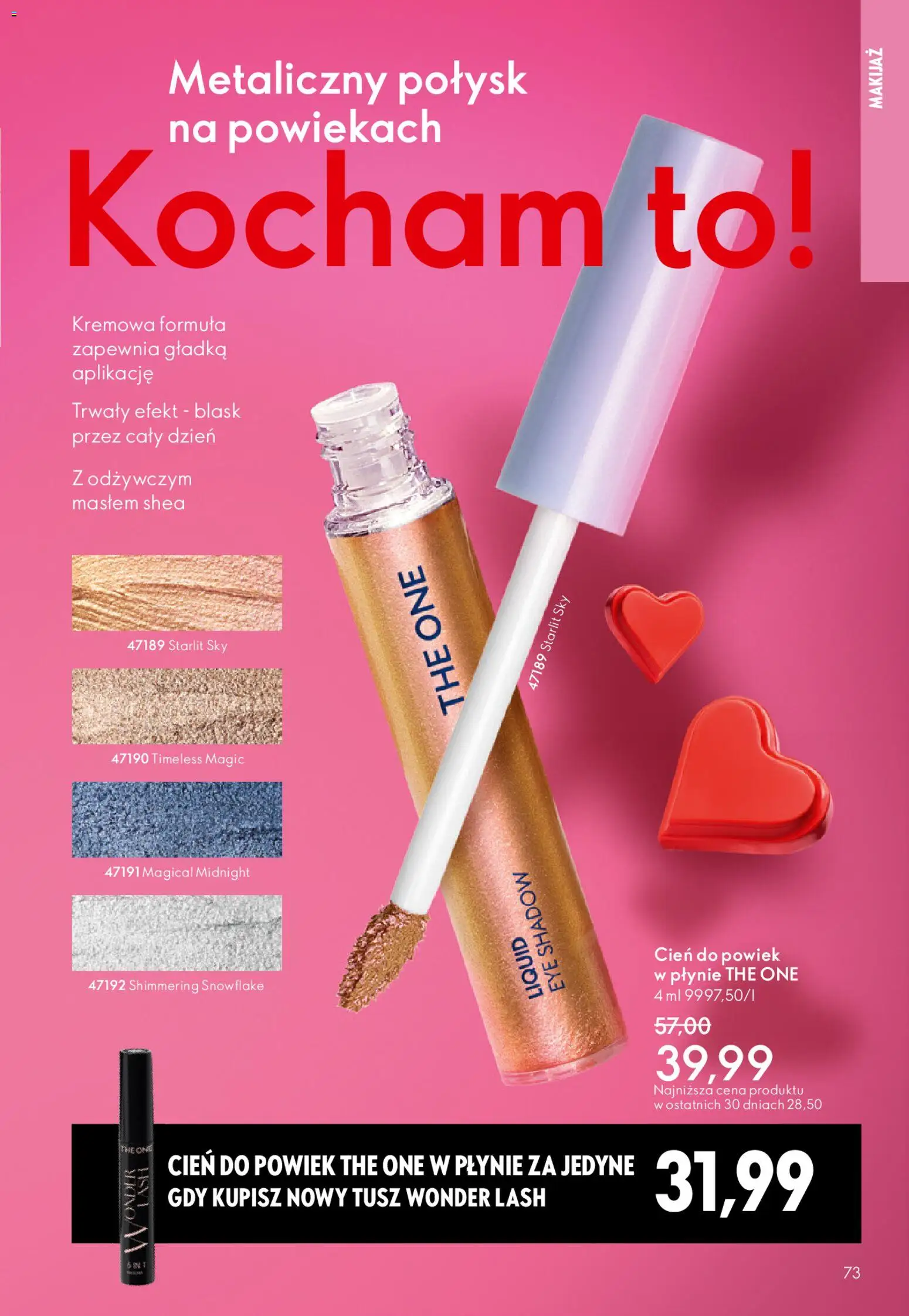 Oriflame Katalog 2 2026 od 21.01.2026 | Strona: 73 | Produkty: Makijaż