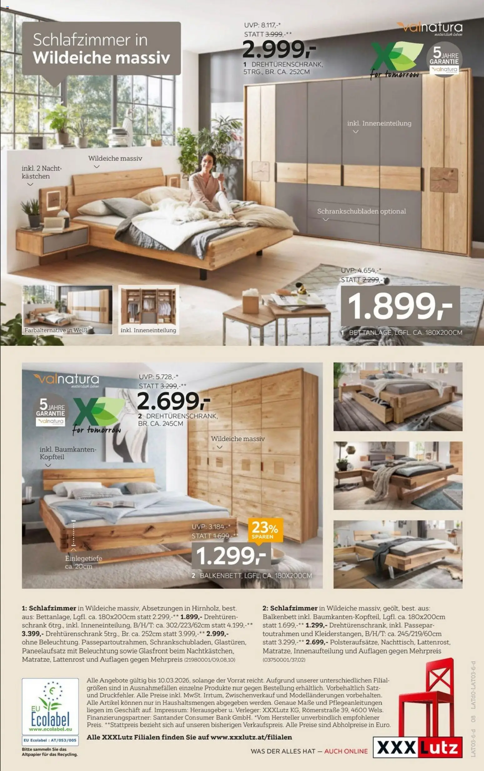 XXXLutz Prospekt aktuell gültig ab 24.02.2026 | Seite: 8 | Produkte: Lattenrost, Schrank
