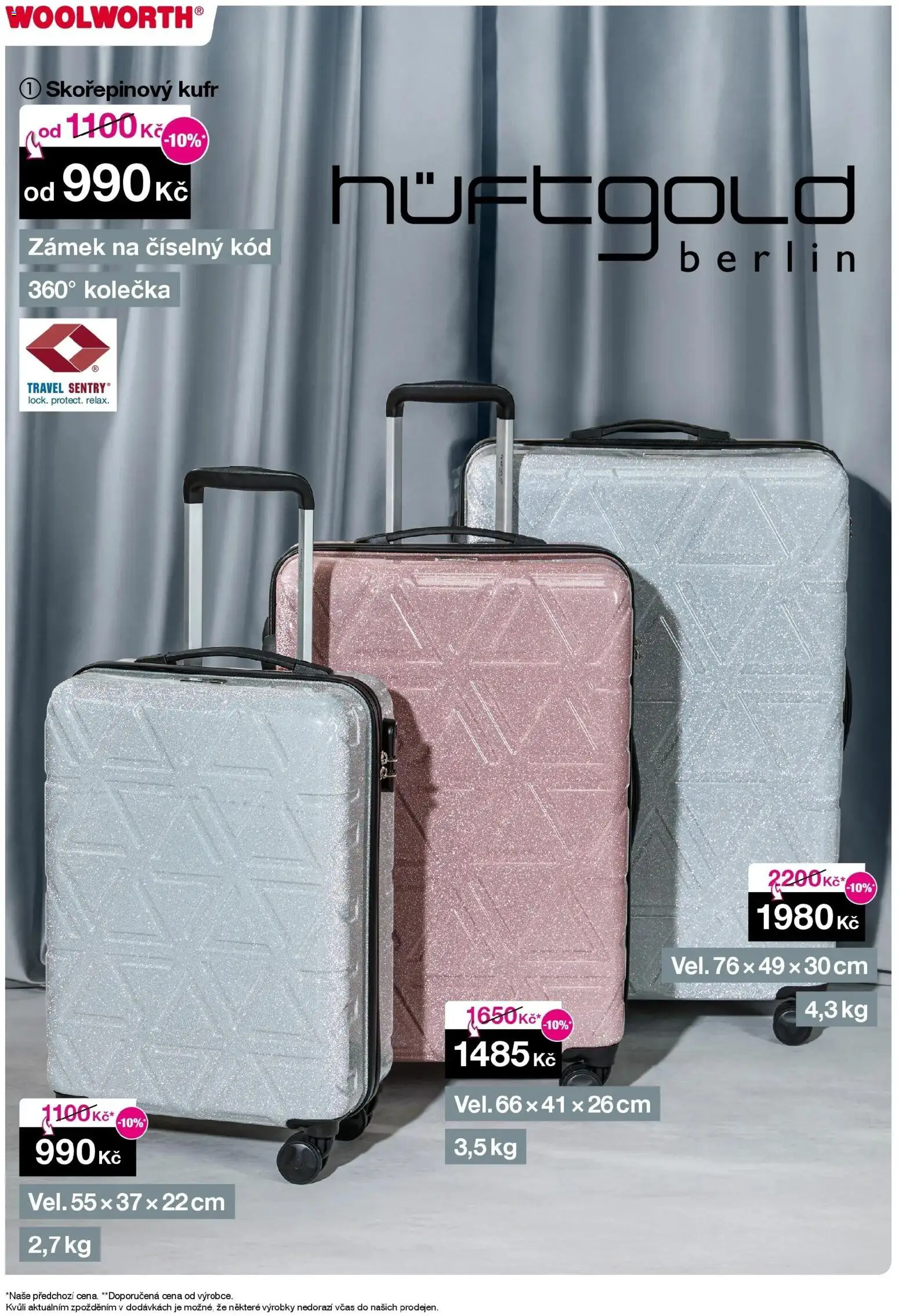 Woolworth leták od 07.11.2025 - akční nabídka | Strana: 14 | Produkty: Kufr