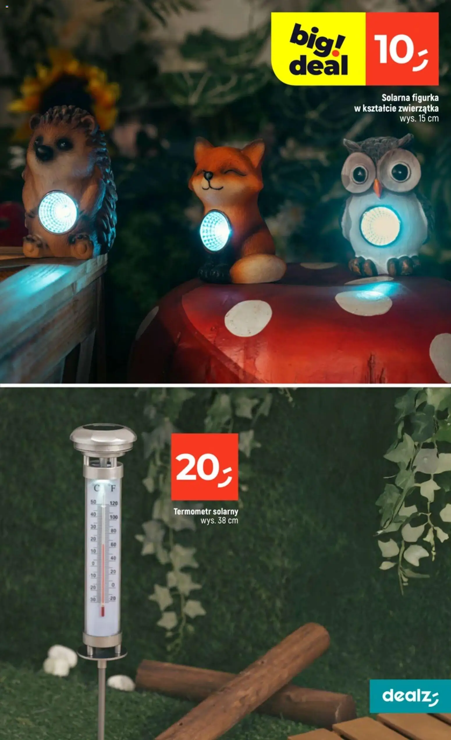 Dealz gazetka - Festiwal lamp solarnych od 16.04.2026 | Strona: 5 | Produkty: Termometr