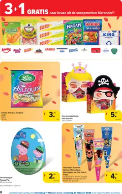 Carrefour folder week 7 - Voorbeeld van een folder van Carrefour, geldig van 11.02.2026 | Pagina: 8 | Producten: Pepermunt, Snoep, Masker, Chocolade