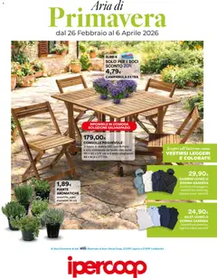 Anteprima del volantino Ipercoop Aria di Primavera - Piemonte catalogo valido a partire dal 26.02.2026