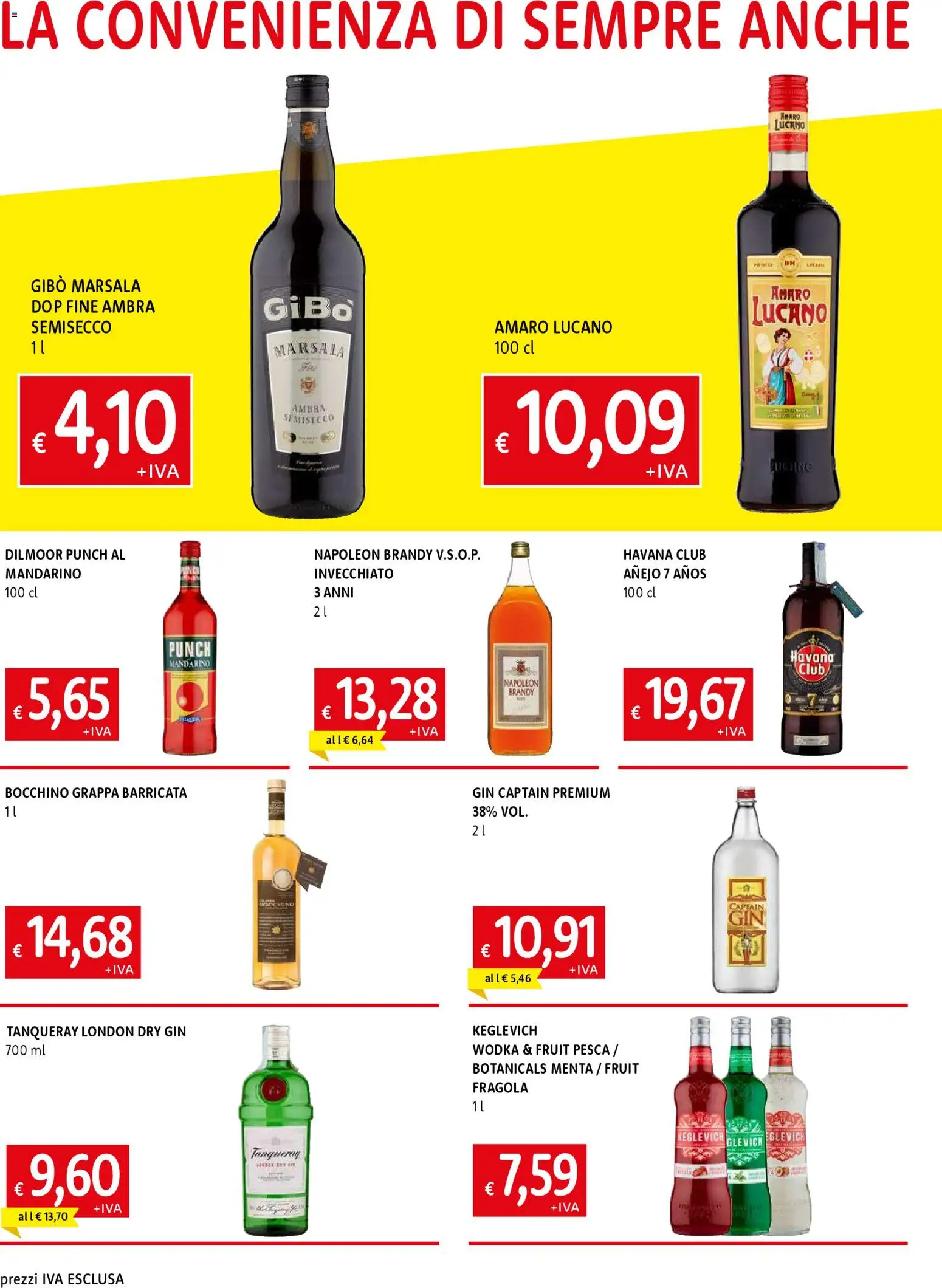 Volantino Famila del 02.02.2026 | Pagina: 6 | Prodotti: Pesca, Menta, Grappa, Amaro