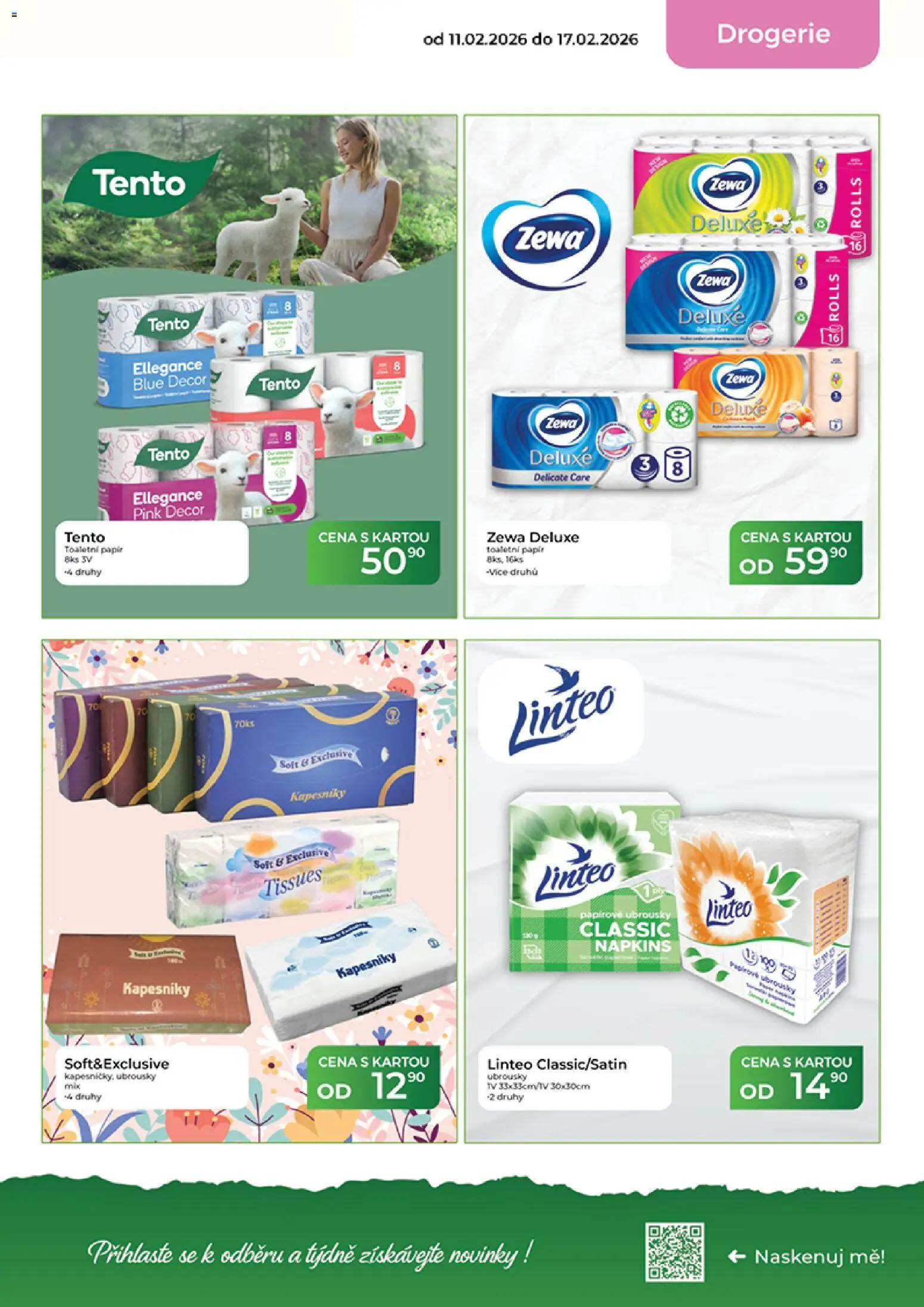 Tamda Foods leták od 11.02.2026 | Strana: 55 | Produkty: Ubrousky, Deluxe, Zewa, Drogerie