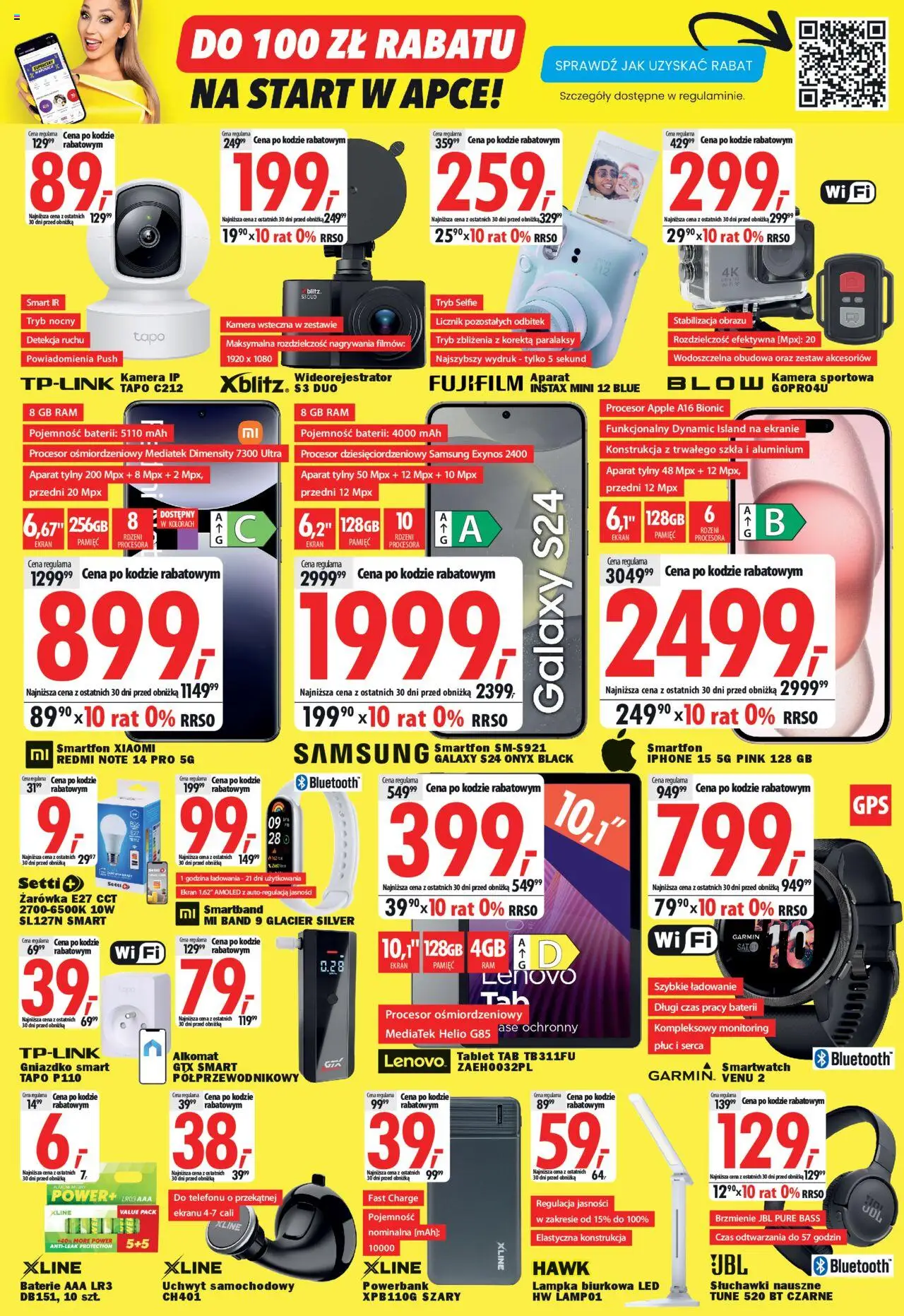 Mediaexpert Gazetka - Otwarcie po remoncie Świdnik od 09.10.2025 | Strona: 4 | Produkty: Smartfon, Tablet, Powerbank, Baterie
