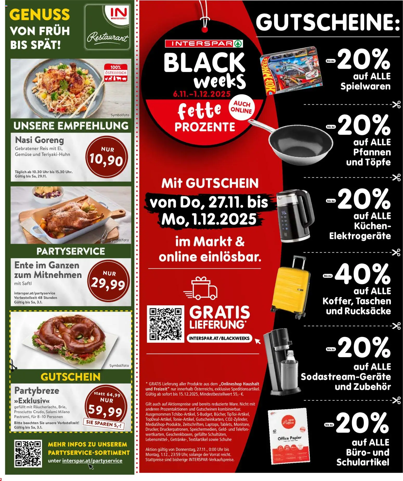 Interspar Flugblatt - Kärnten gültig ab 27.11.2025 | Seite: 2 | Produkte: Gemüse, Uhr, Salami, Reis