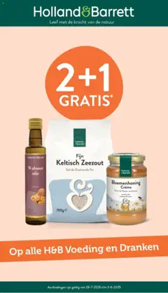 Holland & Barrett - Folder - Voorbeeld van een folder van Holland & Barrett, geldig van 28.07.2025