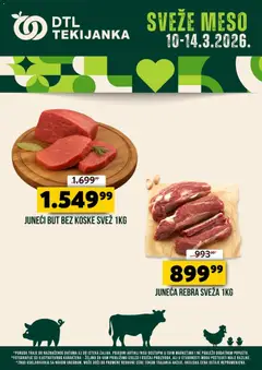 Tekijanka katalog Sveže meso - pregled Tekijanka kataloga - važi od 10.03.2026