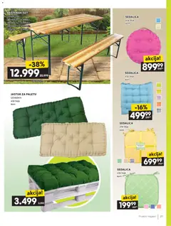 Roda katalog Prolećni magazin - pregled Roda kataloga - važi od 09.04.2026 | Strana: 21 | Proizvode: Jastuk, Sto