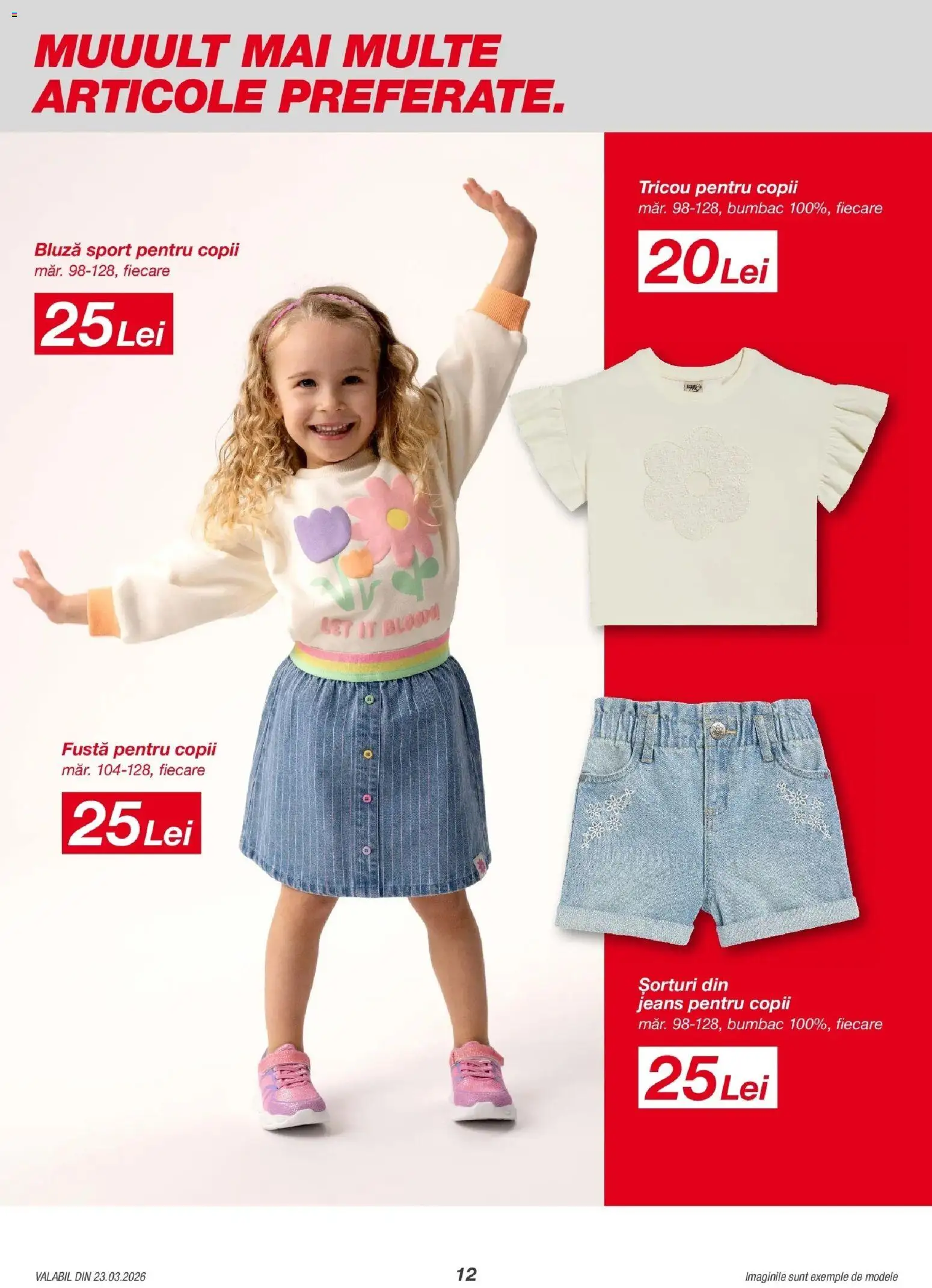Noul catalog Kik – valabil de la 23.03.2026 | Pagină: 12 | Produse: Tricou, Bluză