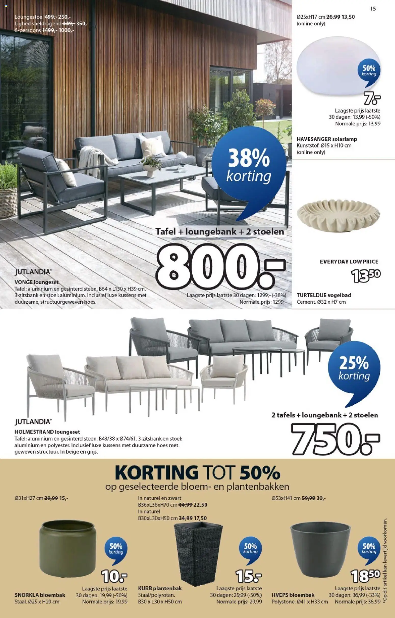 {H1} | Pagina: 15 | Producten: Kussens, Tafel, Stoel, Kan