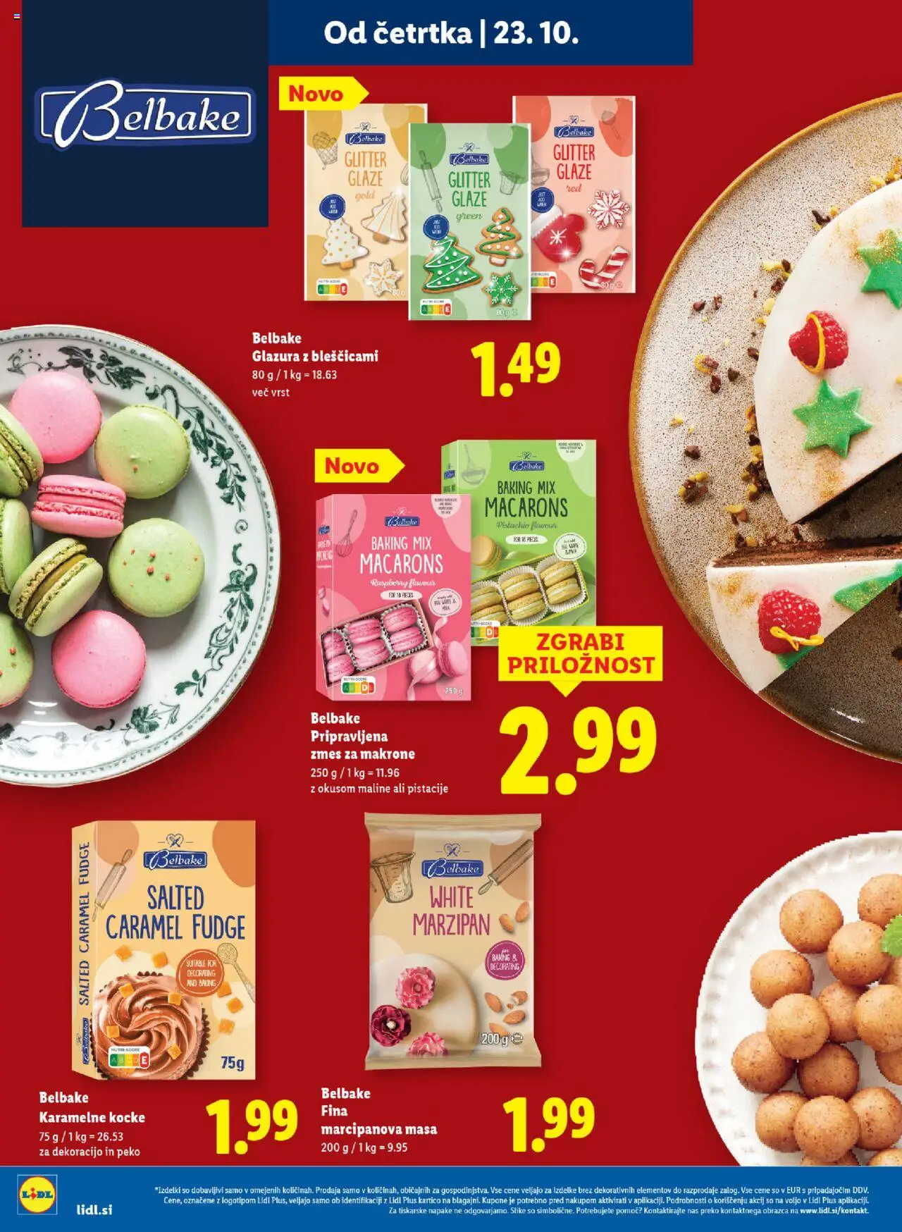 Novi Lidl katalog ponudbe – veljaven od 23.10.2025 | Stran: 20 | Izdelki: Pistacije, Maline