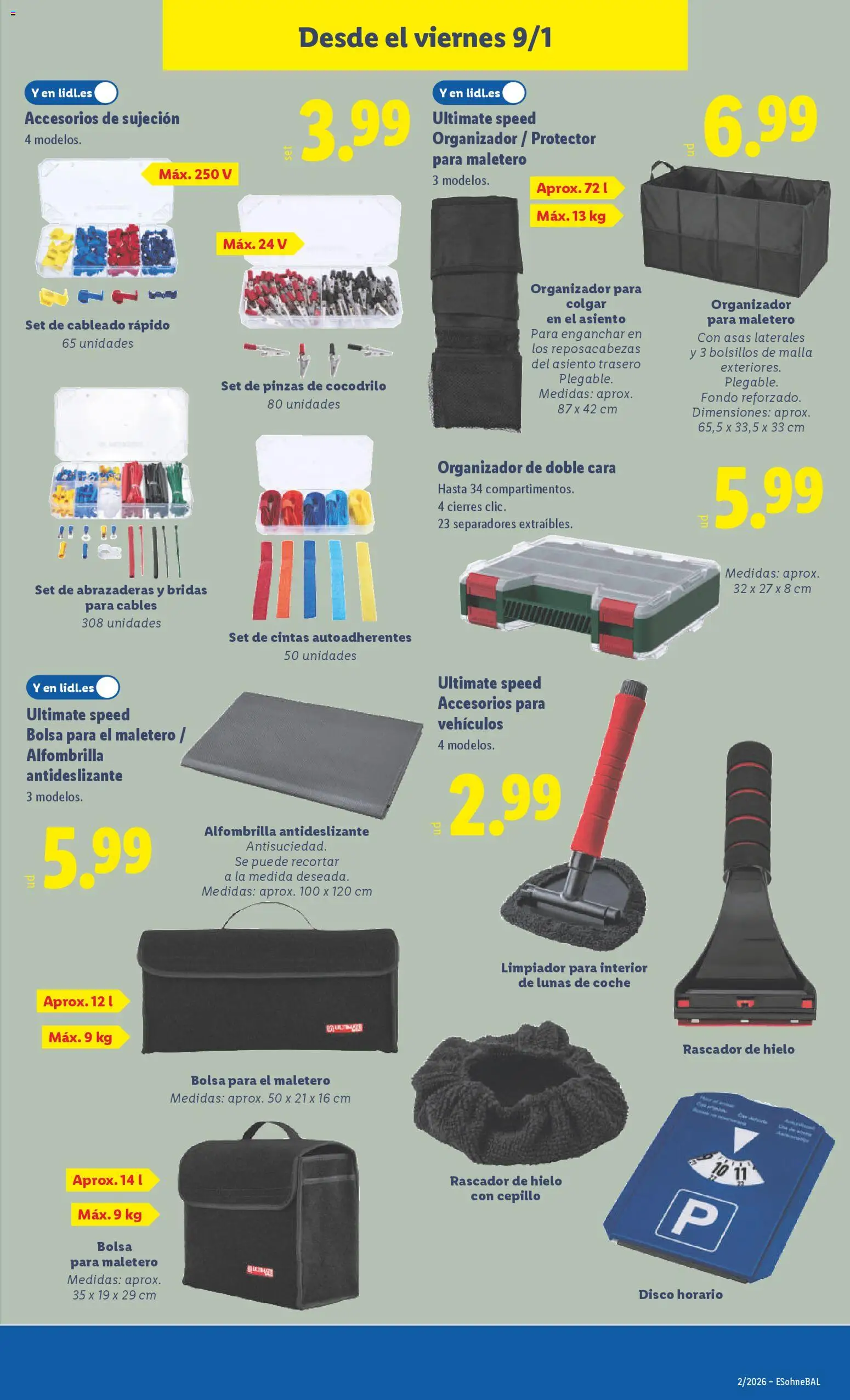 Lidl folleto de bazar │ válido desde el 05.01.2026 | Página: 17 | Productos: Cepillo, Ηλεκτρονικα ειδη, Organizador, Disco