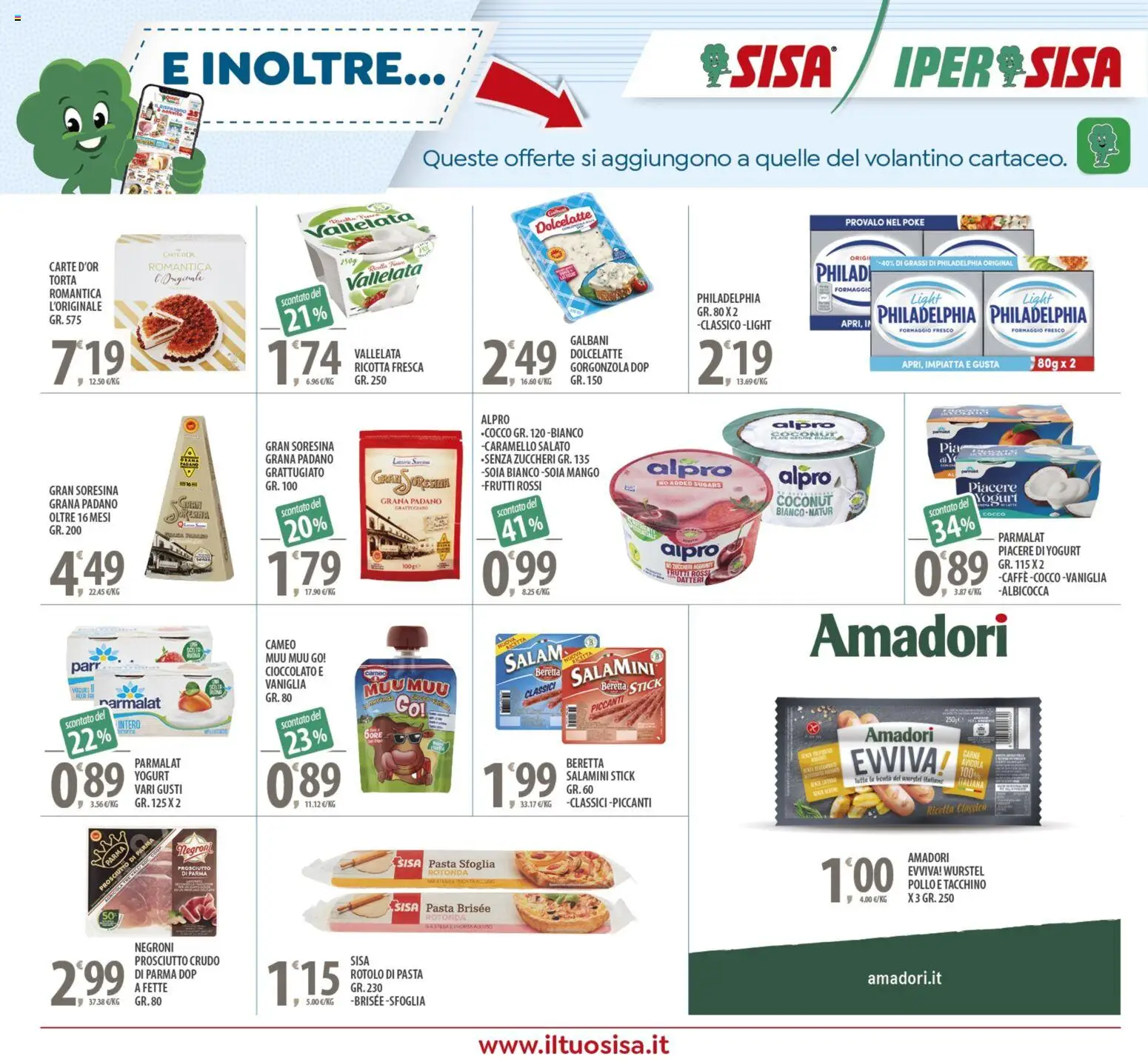 Volantino SISA del 05.12.2025 | Pagina: 20 | Prodotti: Prosciutto Crudo, Prosciutto di Parma, Yogurt, Mango