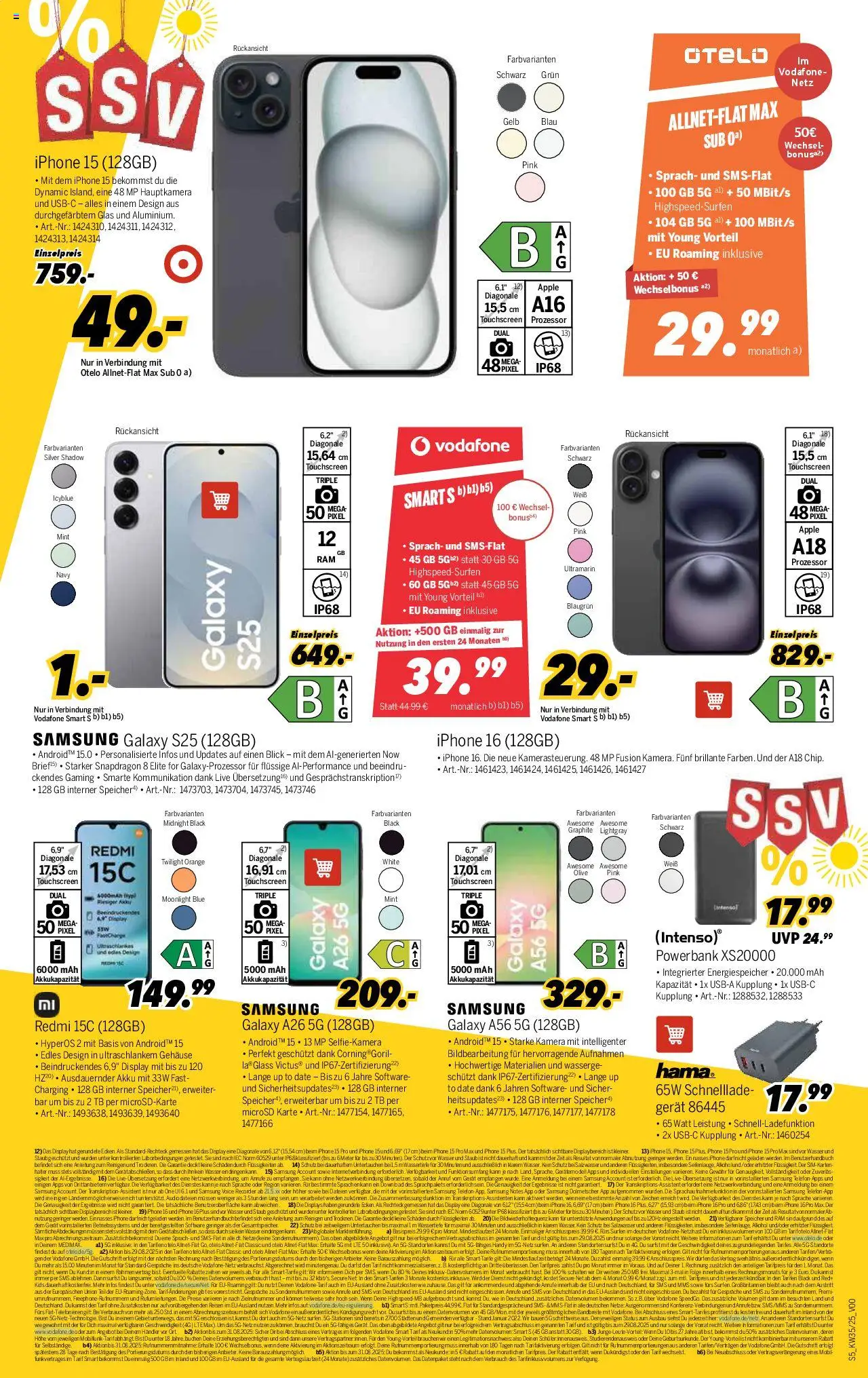 Medimax Prospekt 	 - gültig ab dem 22.08.2025 | Seite: 5 | Produkte: Kamera, Samsung, Iphone, Powerbank