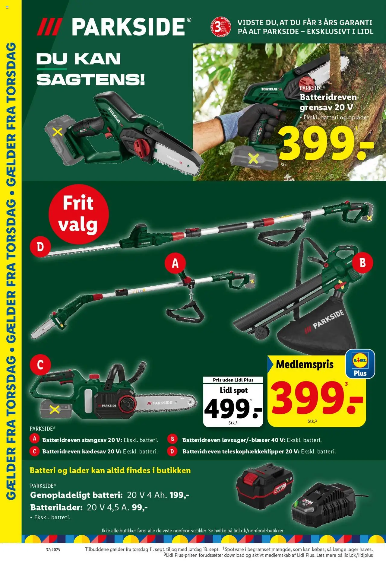 Lidl tilbudsavis – gyldig fra 11.09.2025 | Side: 10 | Produkter: Søm, Batteri
