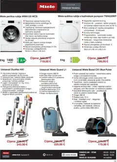 Centar Tehnike - Katalog - Pregled kataloga iz trgovine Centar Tehnike, vrijedi od 09.03.2026 | Stranica: 15 | Proizvodi: Usisavač, Baterija, Četka, Sušilica