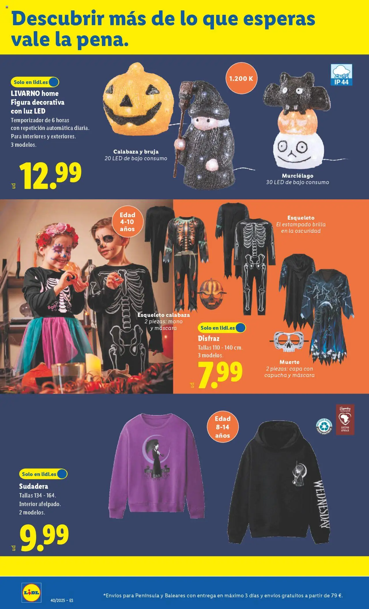 Lidl catálogo de bazar VAL │ válido desde el 29.09.2025 | Página: 14 | Productos: Máscara, Πράσινο τσάι, Sudadera