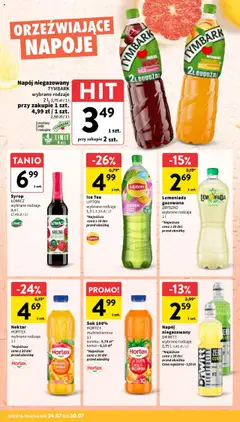 Intermarche Gazetka od 24.07.2025 | Strona: 24 | Produkty: Mango, Ice Tea, Napoje, Sok