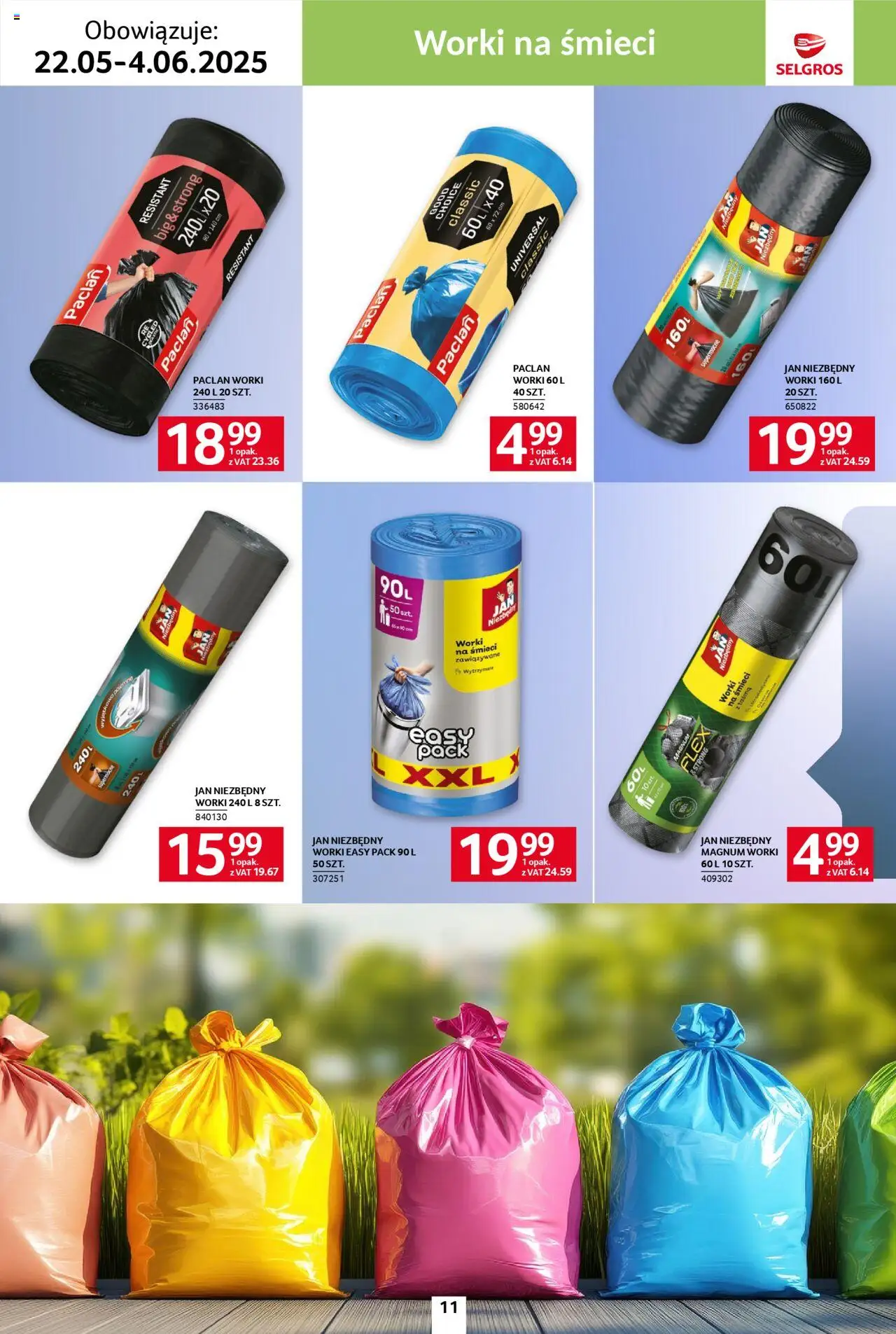 Selgros cash&carry Gazetka - Sprzątanie od 22.05.2025 | Strona: 11