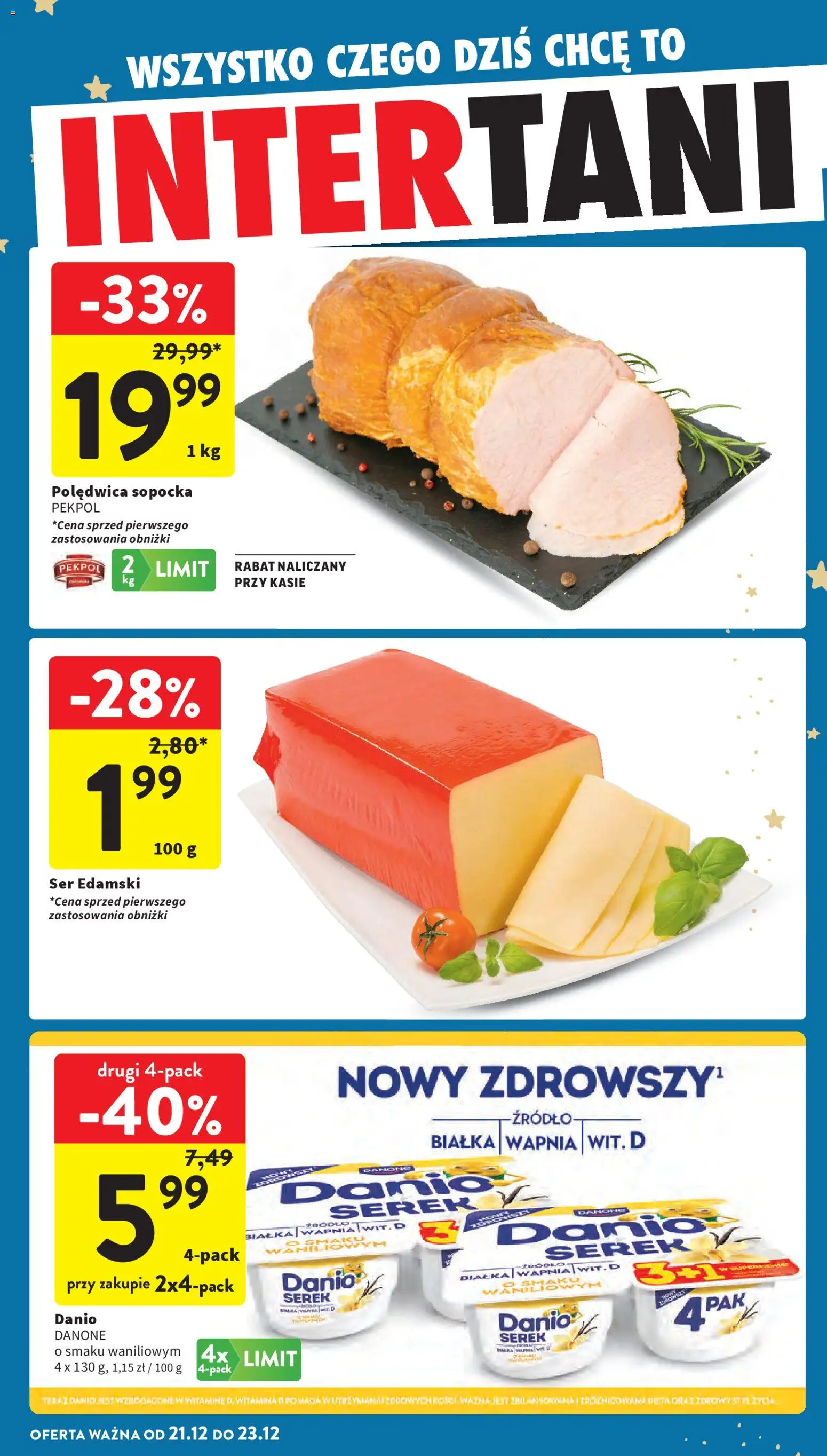 Intermarche Gazetka od 18.12.2025 | Strona: 61 | Produkty: Serek, Ser, Ser edamski