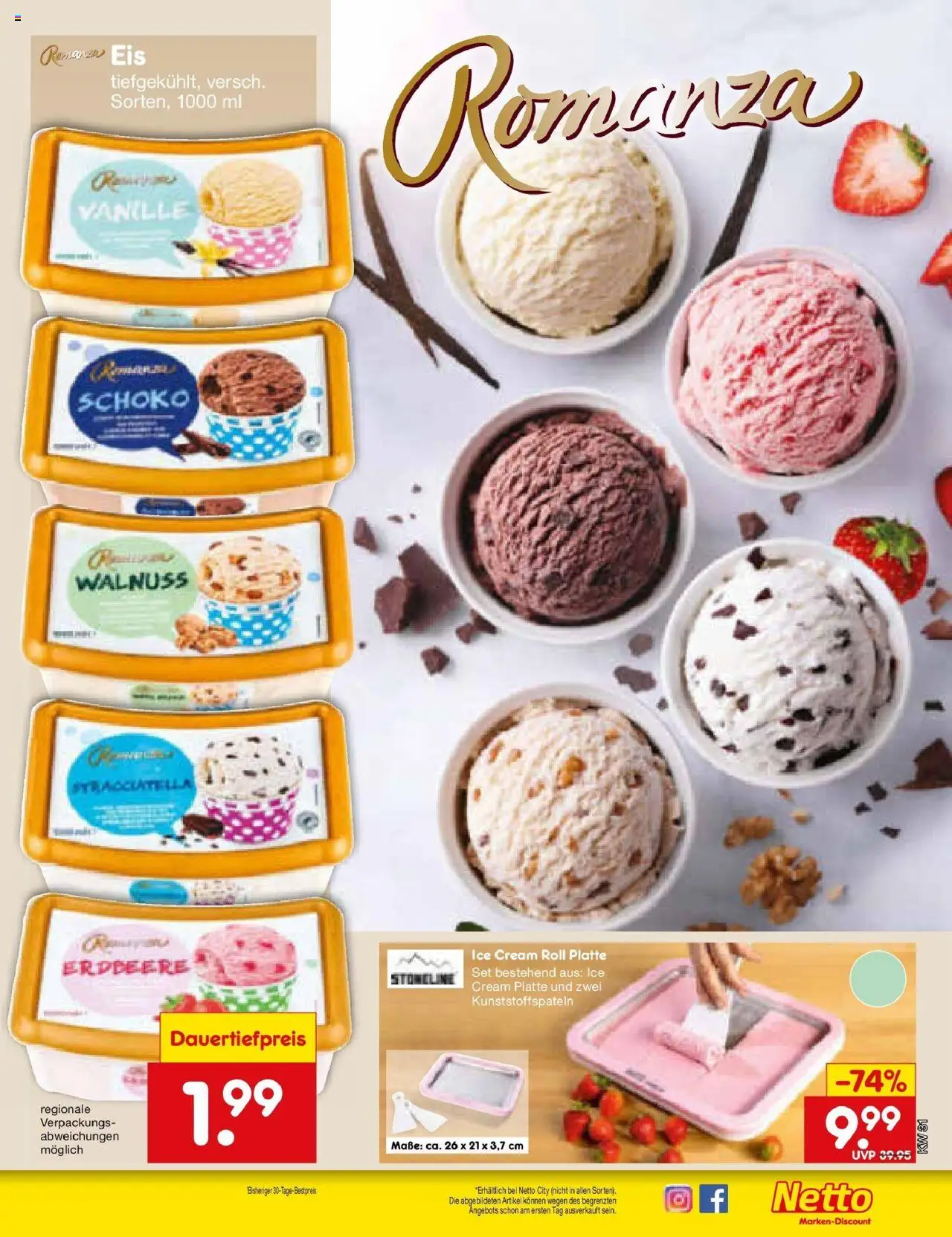 Netto Marken-Discount prospekt Calw-Stammheim	 - gültig ab dem 27.07.2025 | Seite: 22 | Produkte: Eis