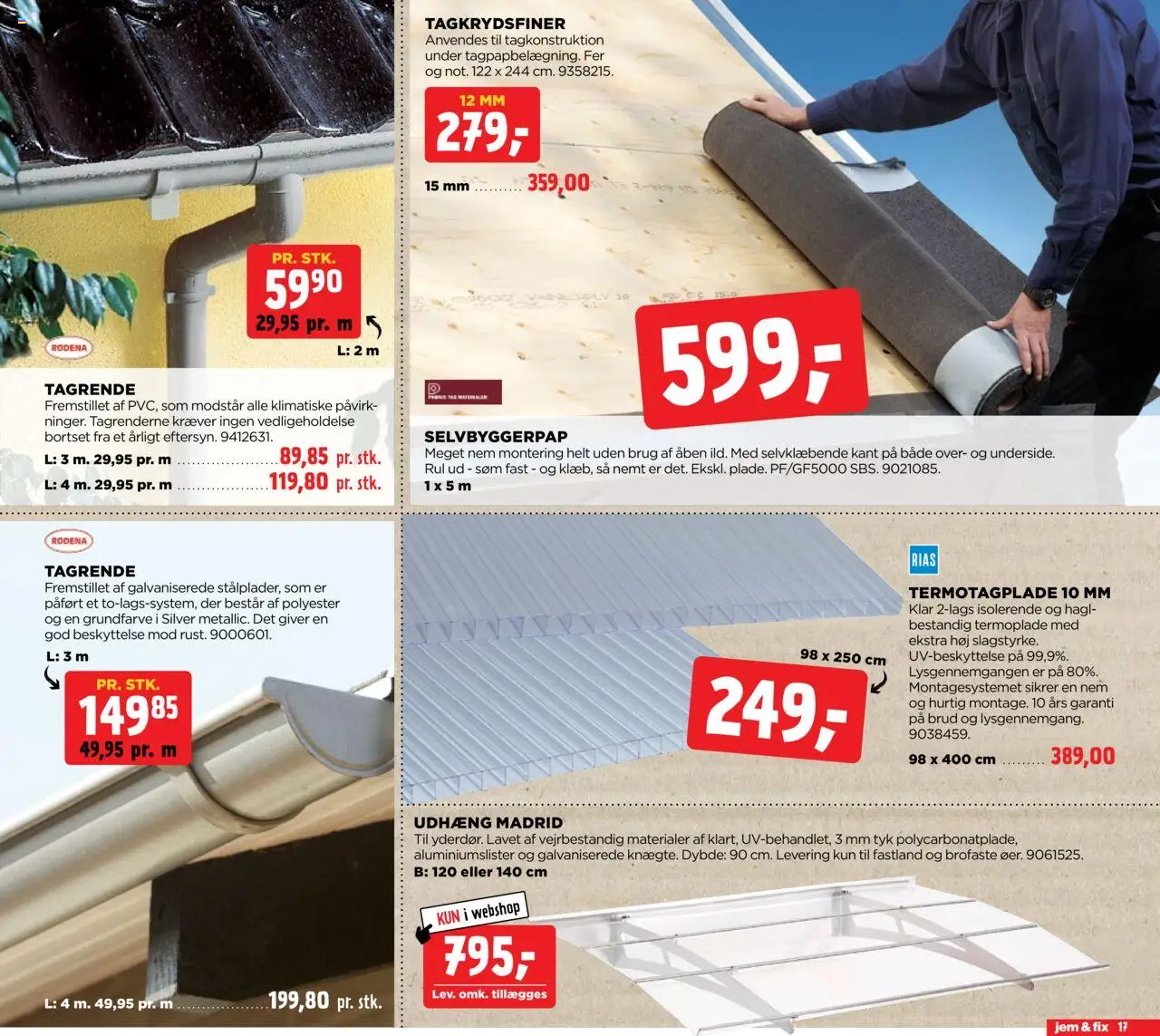 Jem & fix Tilbudsavis gyldig fra 17.08.2025 | Side: 17 | Produkter: Søm