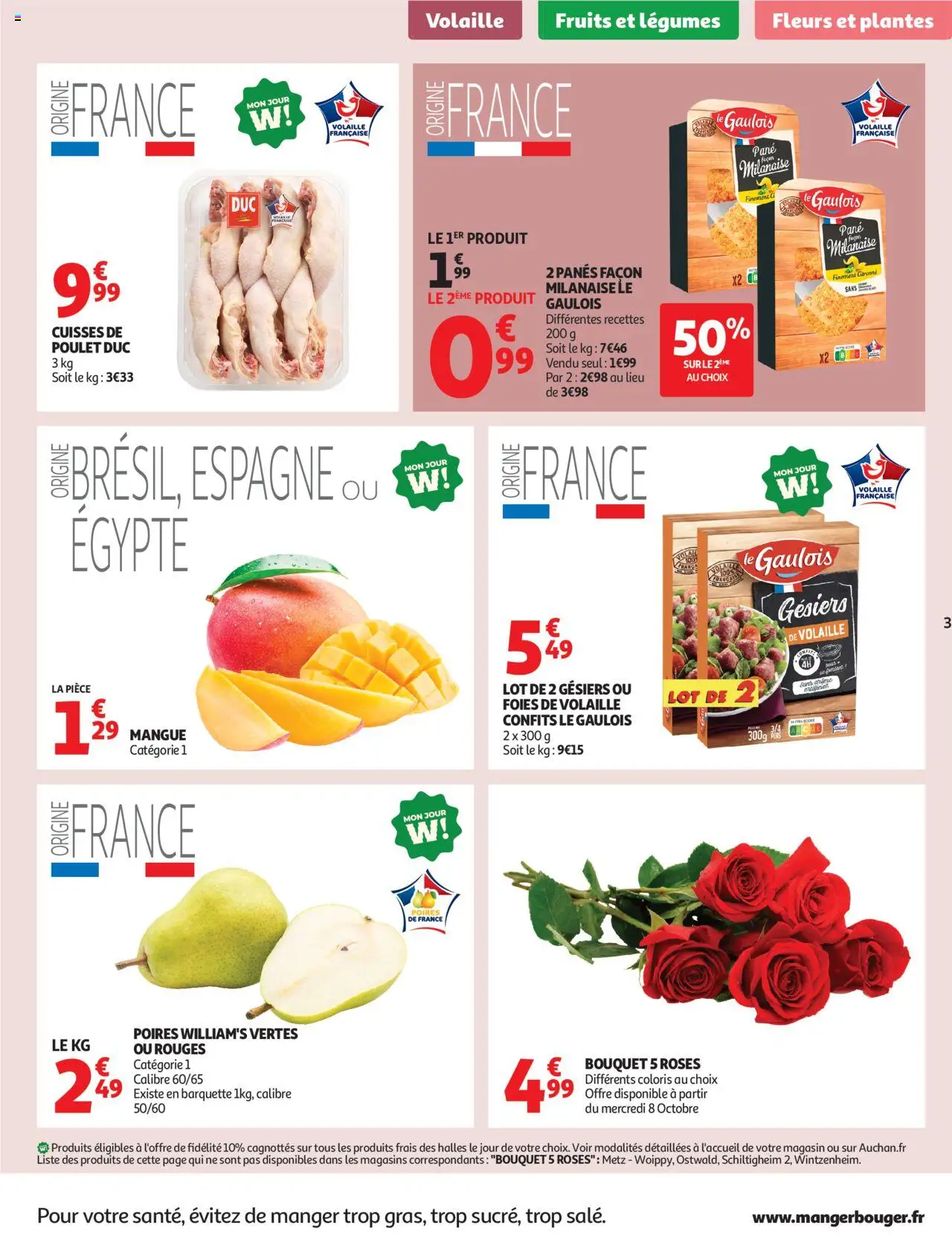 {H1} | Page: 3 | Produits: Mangue, Plantes, Volaille, Fleurs et plantes
