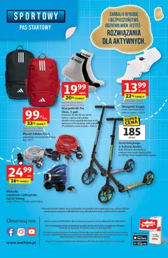 Auchan Gazetka - Odlotowe ceny na start szkoły od 17.07.2025 | Strona: 32 | Produkty: Plecak, Skarpetki, Waga