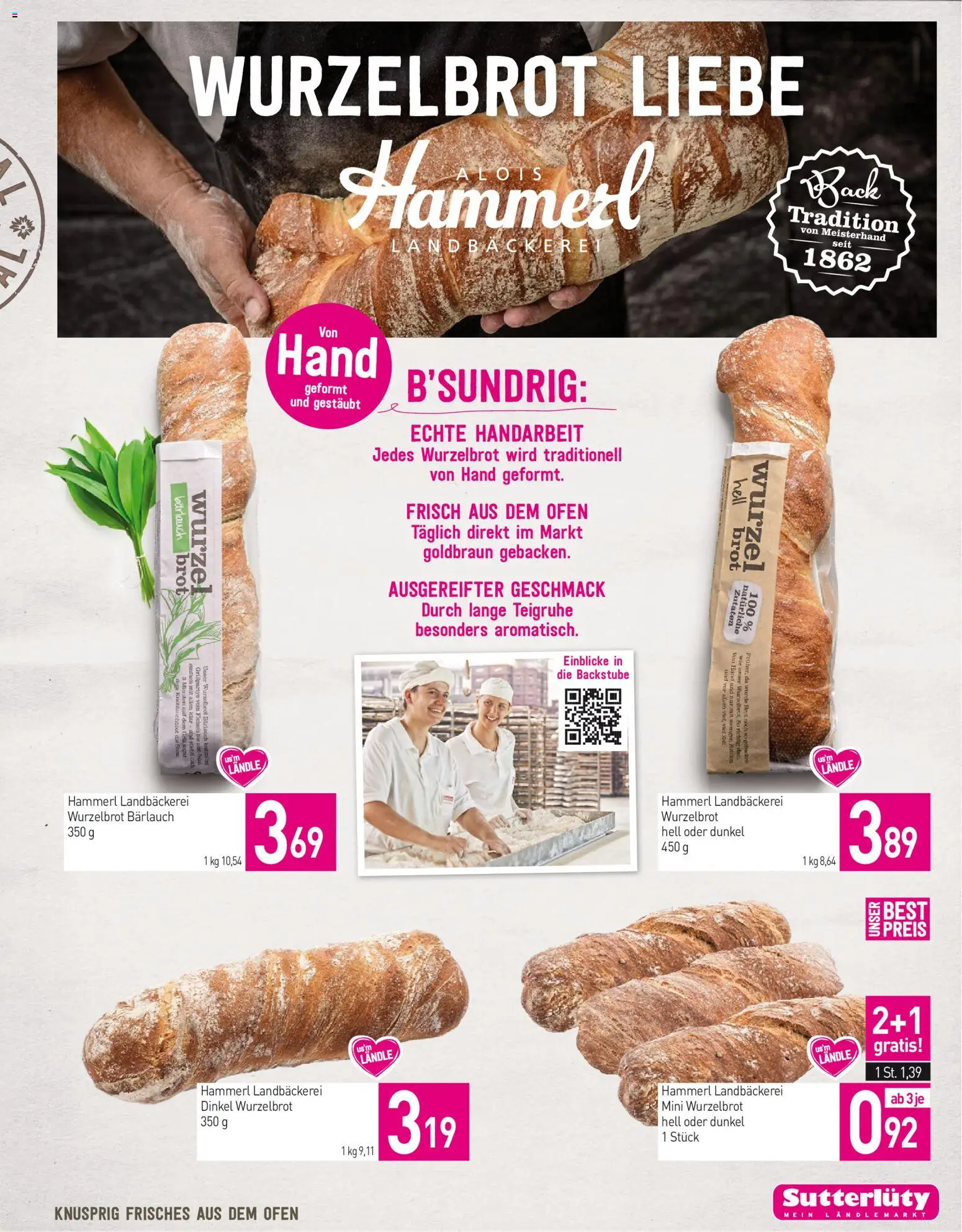 Sutterlüty Flugblatt gültig ab 09.04.2026 | Seite: 11 | Produkte: Ofen, Brot