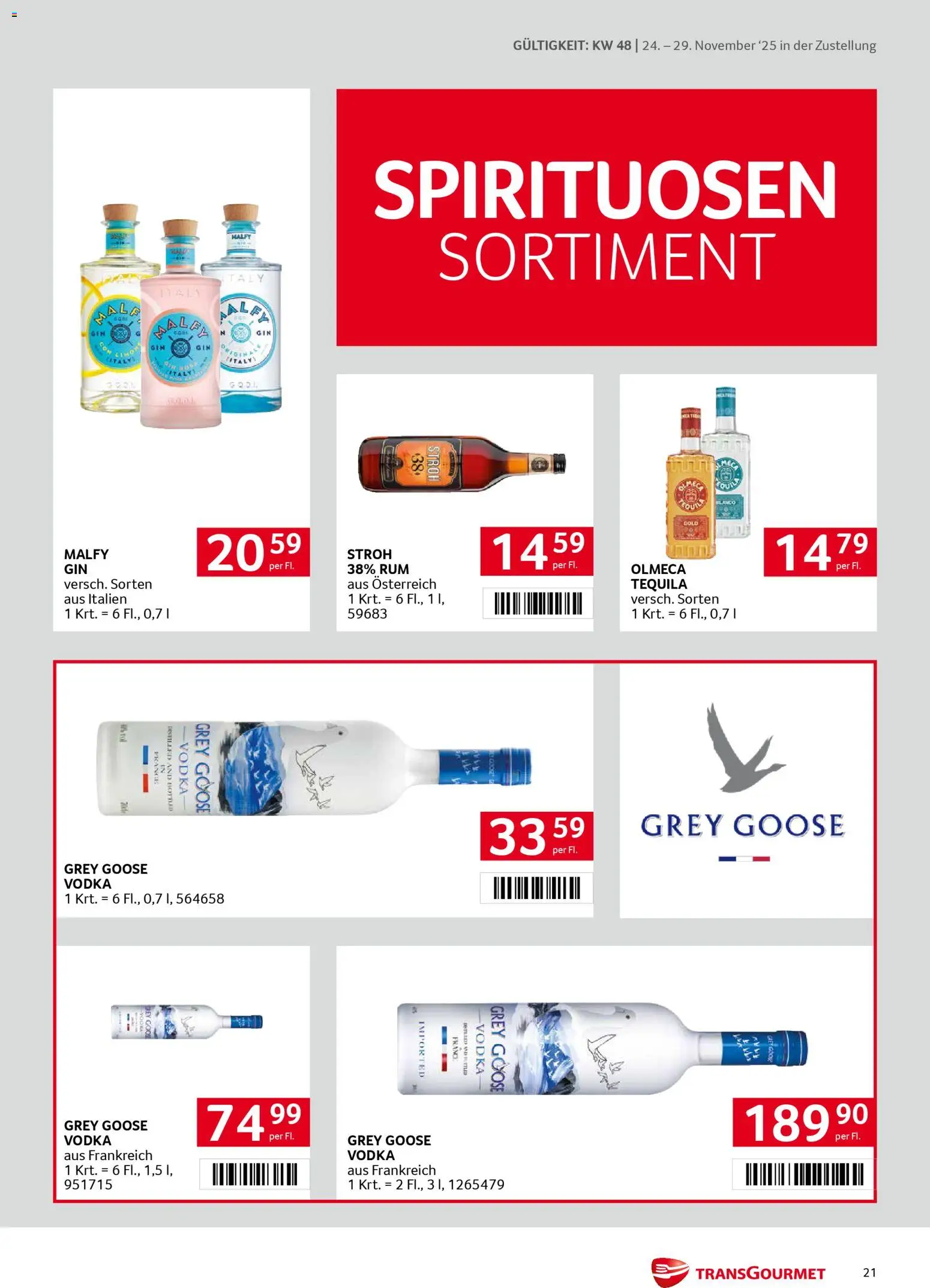Transgourmet Zustellaktion gültig ab 24.11.2025 | Seite: 21