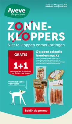 Aveve folder - Voorbeeld van een folder van Aveve, geldig van 13.08.2025